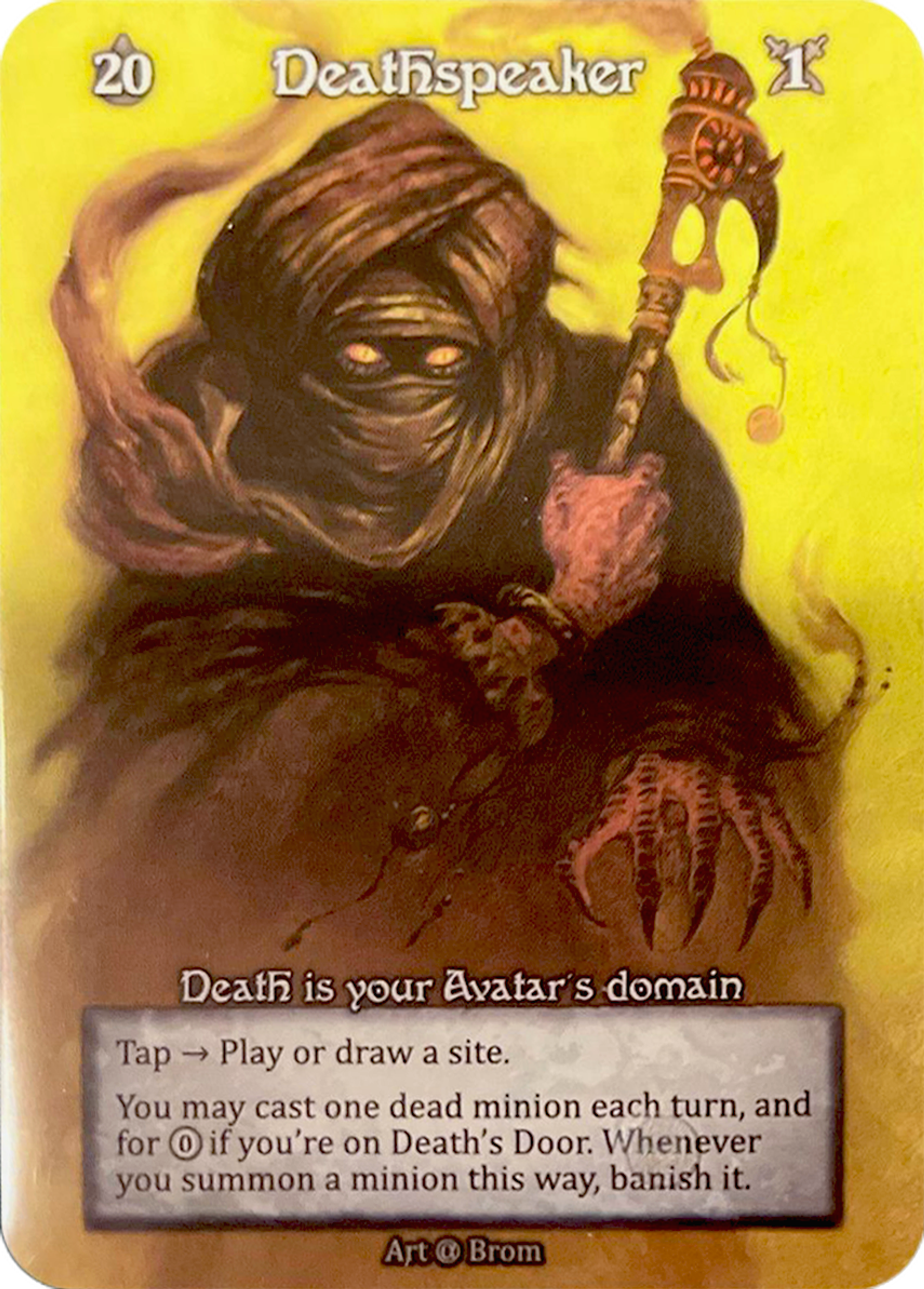 Deathspeaker — Alpha - Curios — Sorcery: Contested Realm
