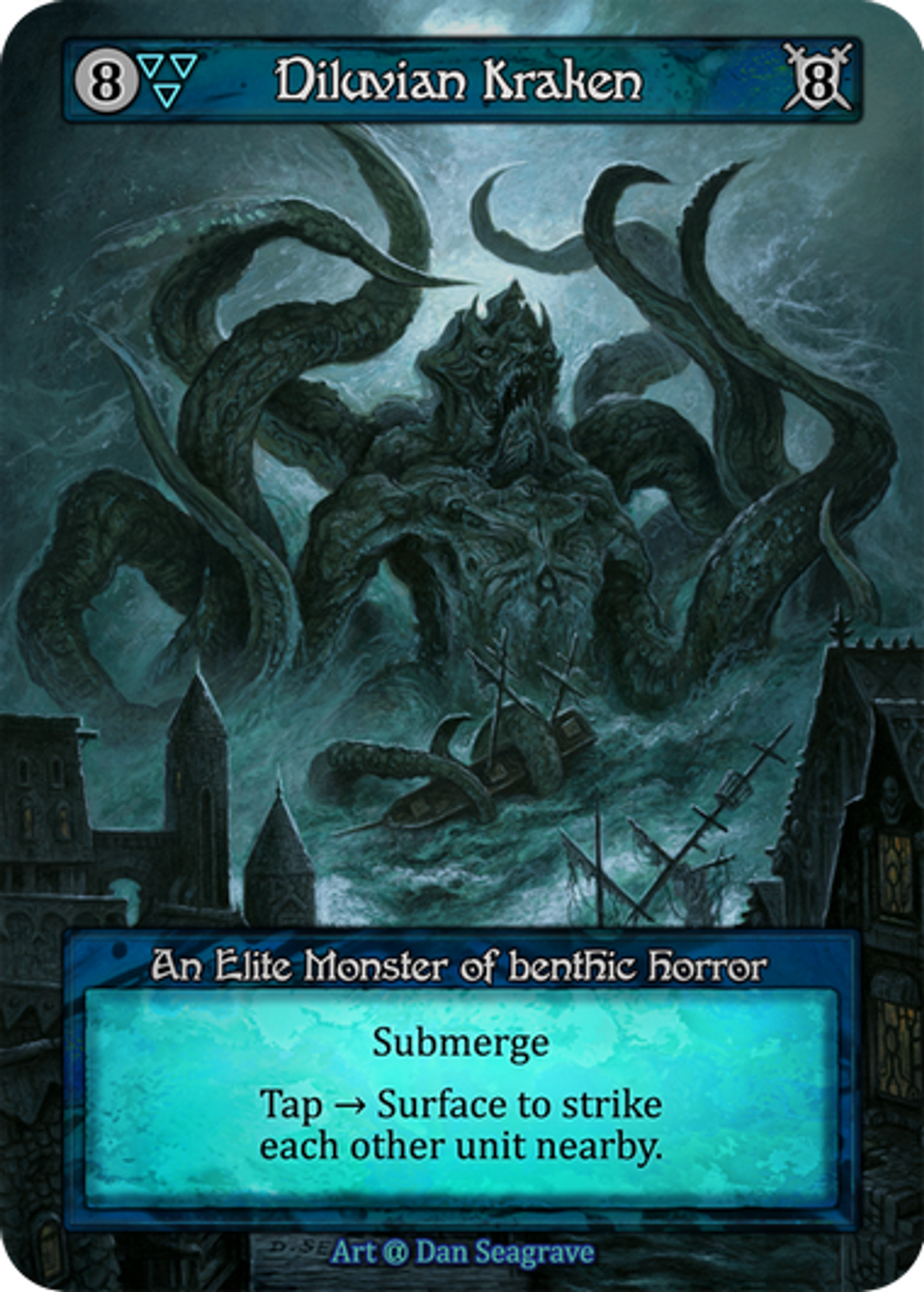 Diluvian Kraken — Alpha — Sorcery: Contested Realms