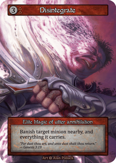 Disintegrate — Alpha — Sorcery: Contested Realm