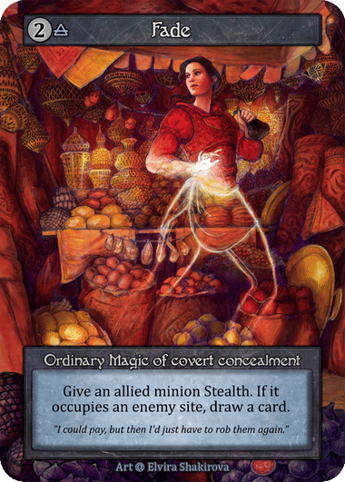 Fade — Alpha — Sorcery: Contested Realm