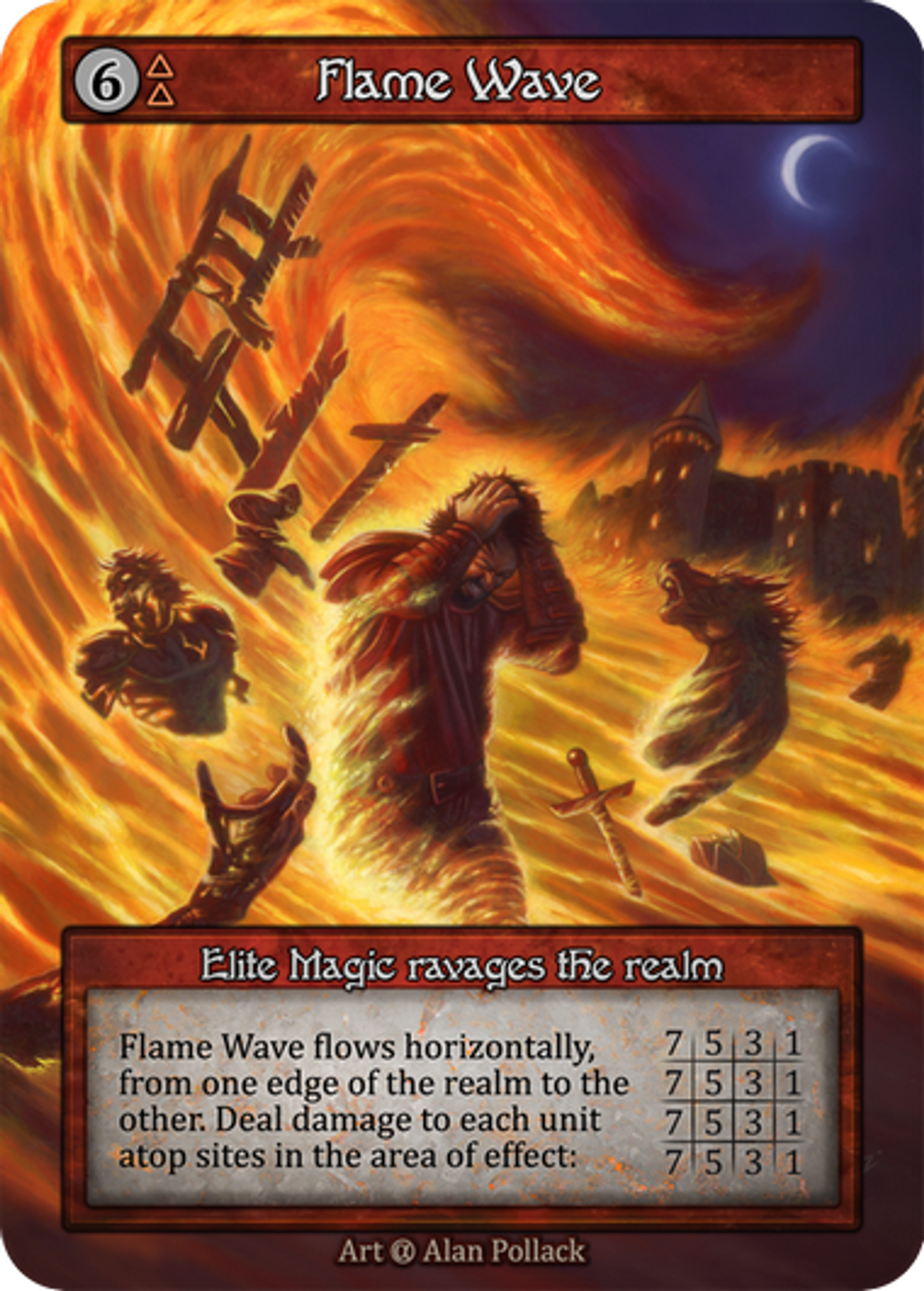 Flame Wave — Alpha — Sorcery: Contested Realm