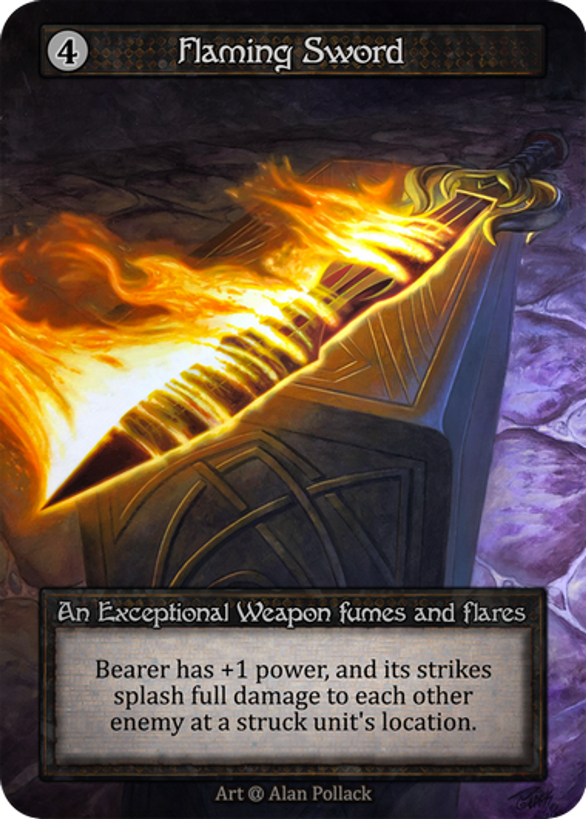 Flaming Sword — Alpha — Sorcery: Contested Realm