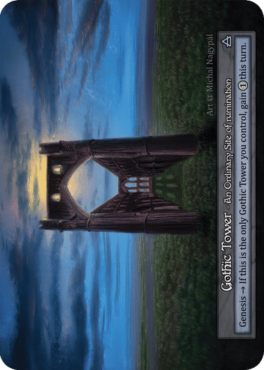 Gothic Tower from Alpha - Sorcery: Contested Realm
