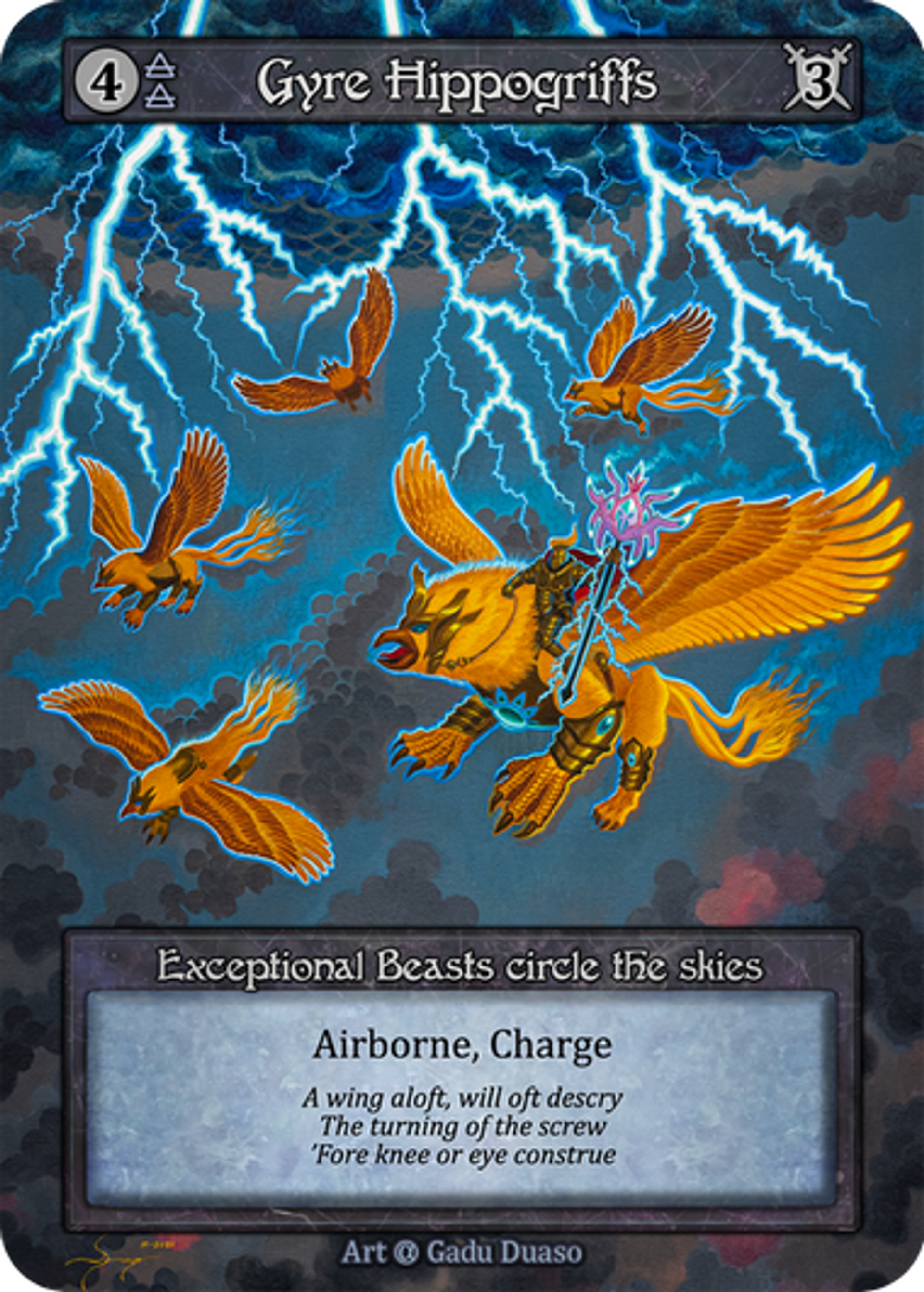Gyre Hippogriffs — Alpha — Sorcery: Contested Realm