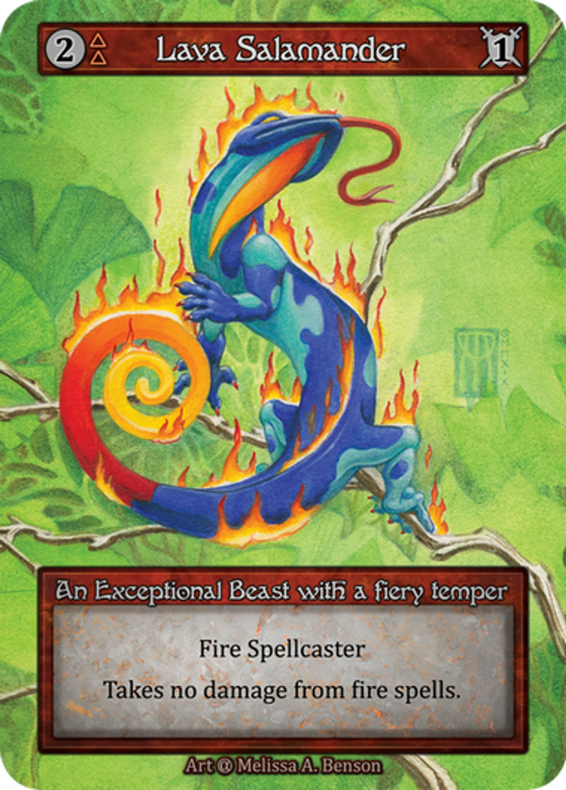Lava Salamander — Alpha — Sorcery: Contested Realm