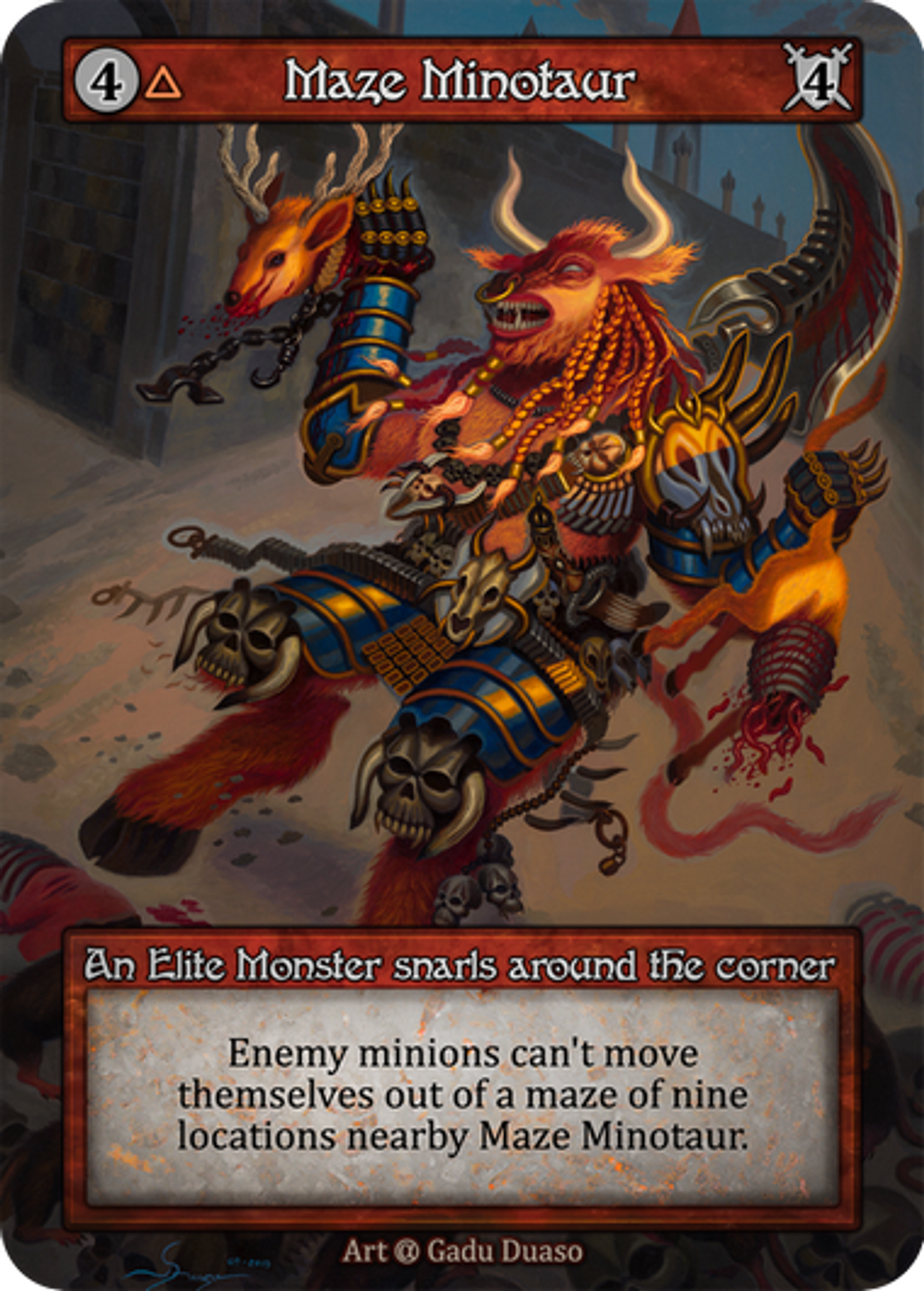 Maze Minotaur — Alpha — Sorcery: Contested Realm