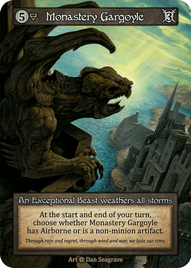 Monastery Gargoyle from Alpha - Sorcery: Contested Realm