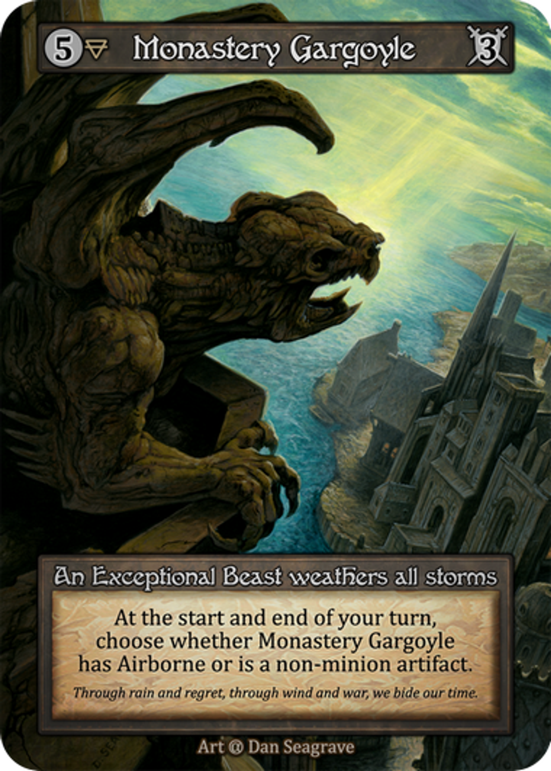 Monastery Gargoyle — Alpha — Sorcery: Contested Realm