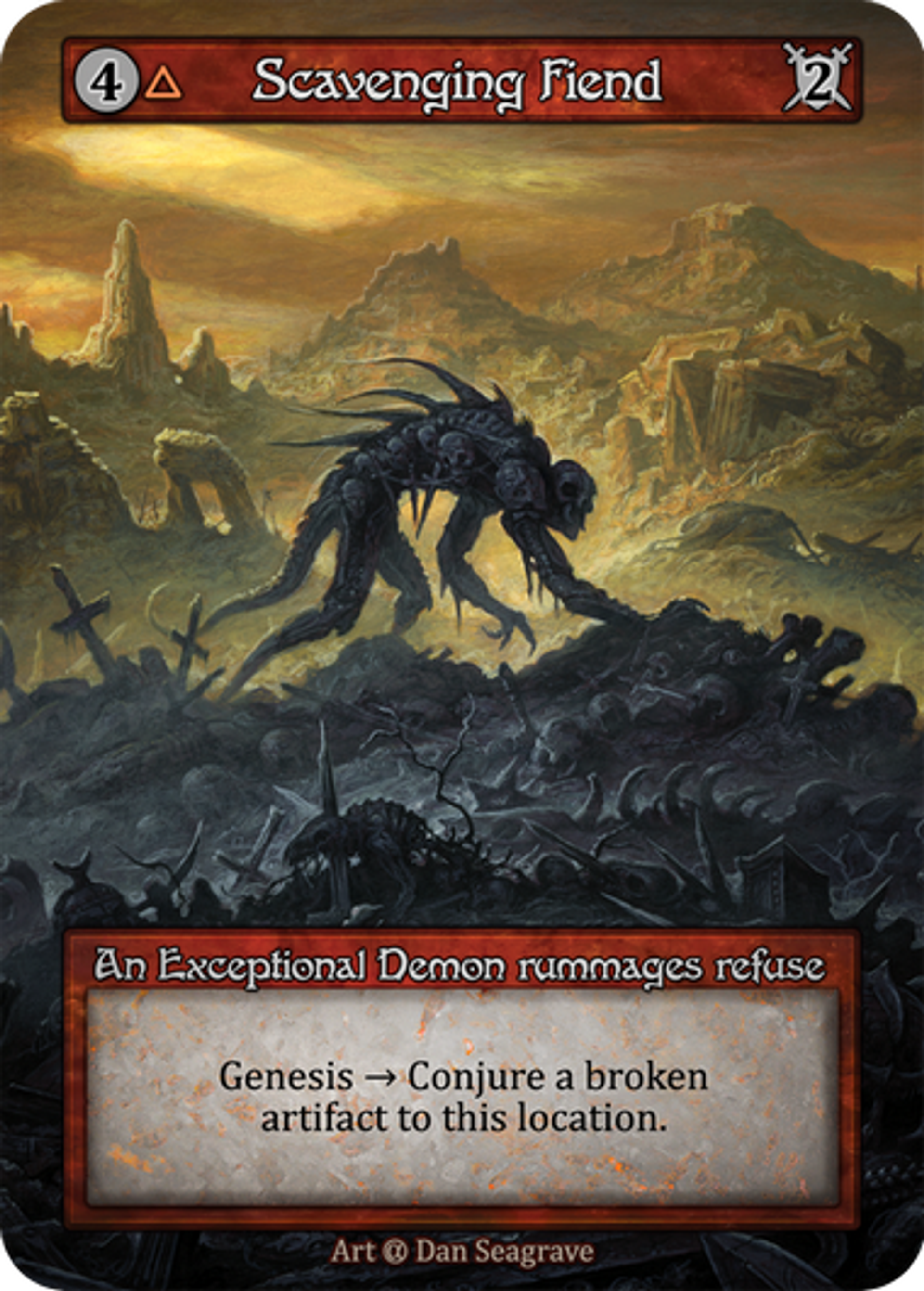 Scavenging Fiend — Alpha — Sorcery: Contested Realm