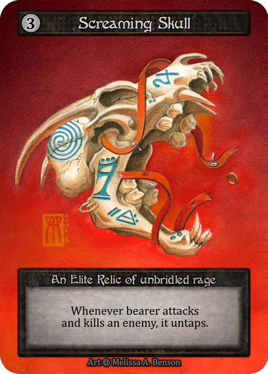 Screaming Skull — Alpha — Sorcery: Contested Realm