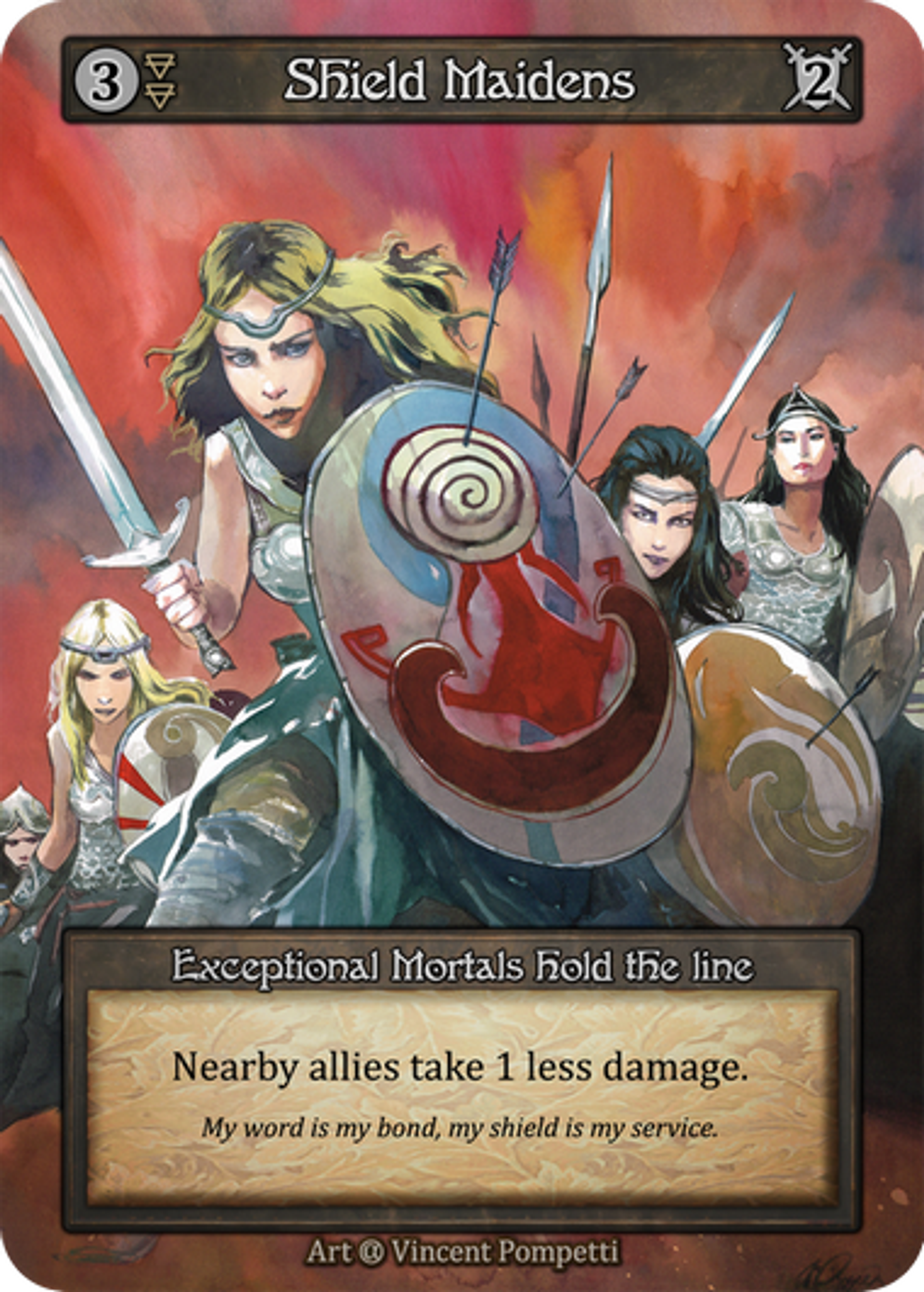 Shield Maidens — Alpha — Sorcery: Contested Realm