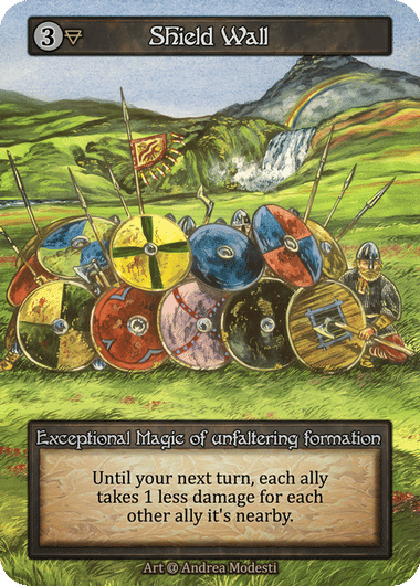 Shield Wall from Alpha - Sorcery: Contested Realm