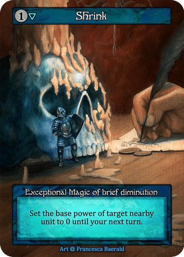 Shrink — Alpha — Sorcery: Contested Realm