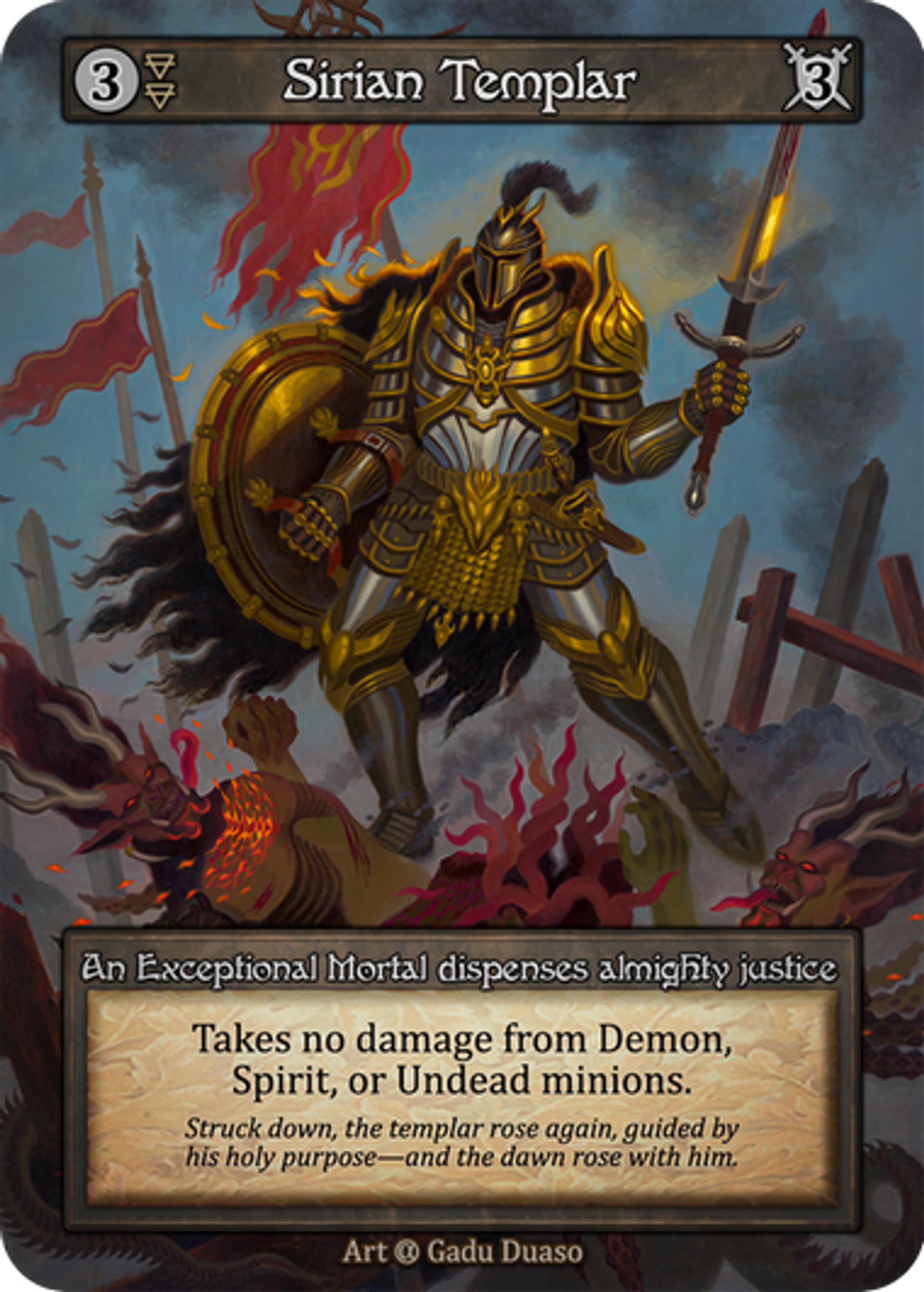 Sirian Templar — Alpha — Sorcery: Contested Realm