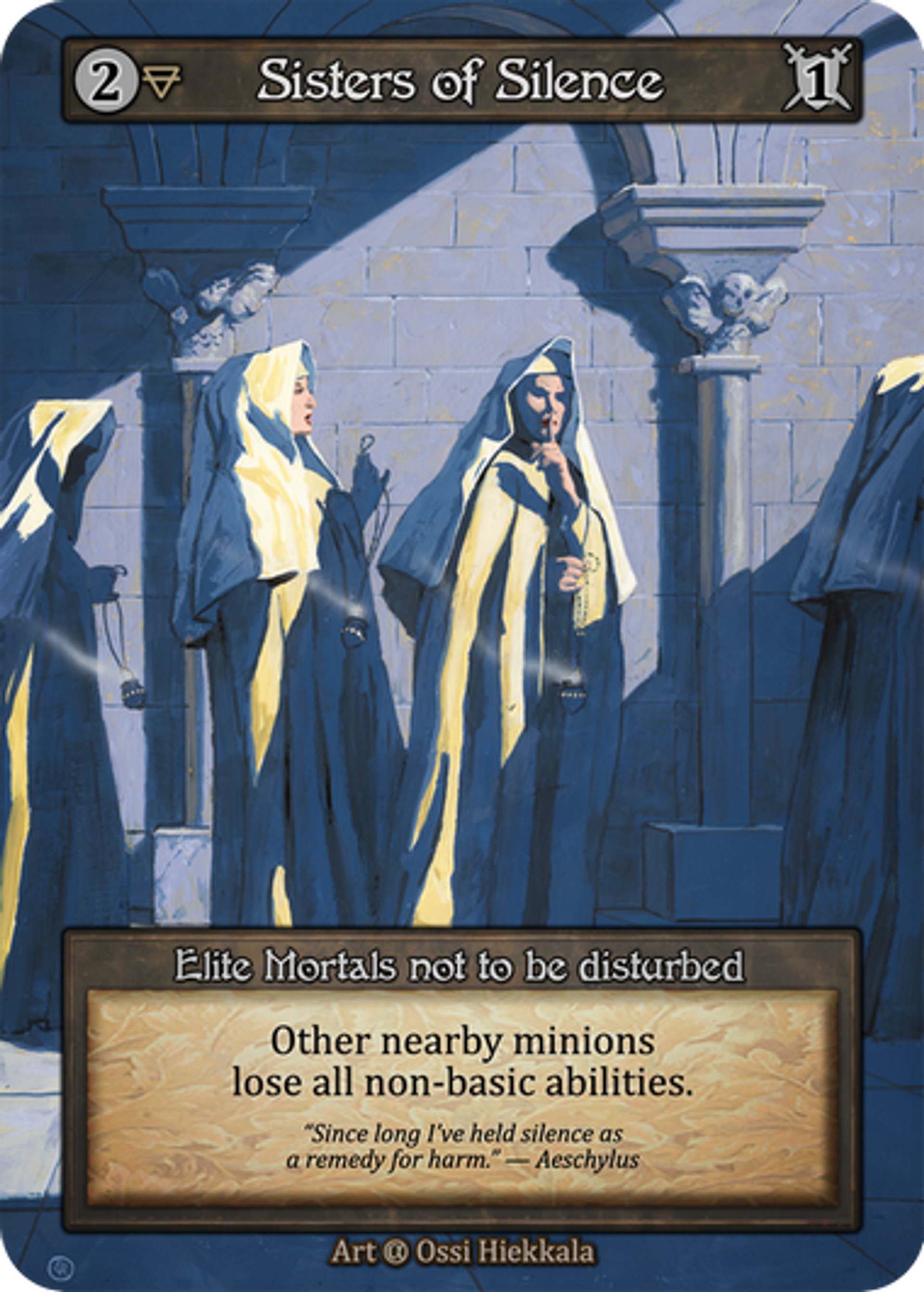 Sisters of Silence — Alpha — Sorcery: Contested Realms