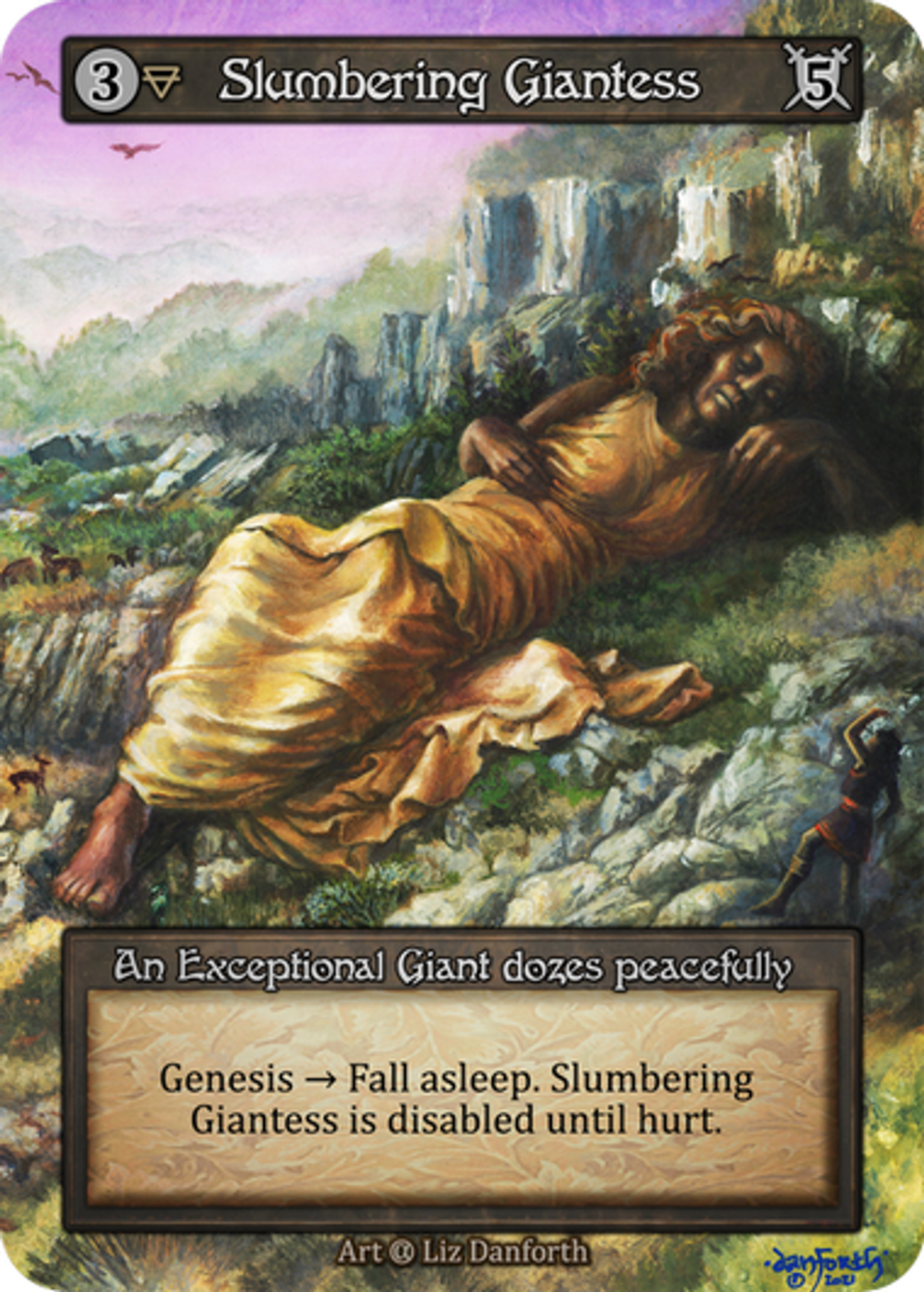 Slumbering Giantess — Alpha — Sorcery: Contested Realm