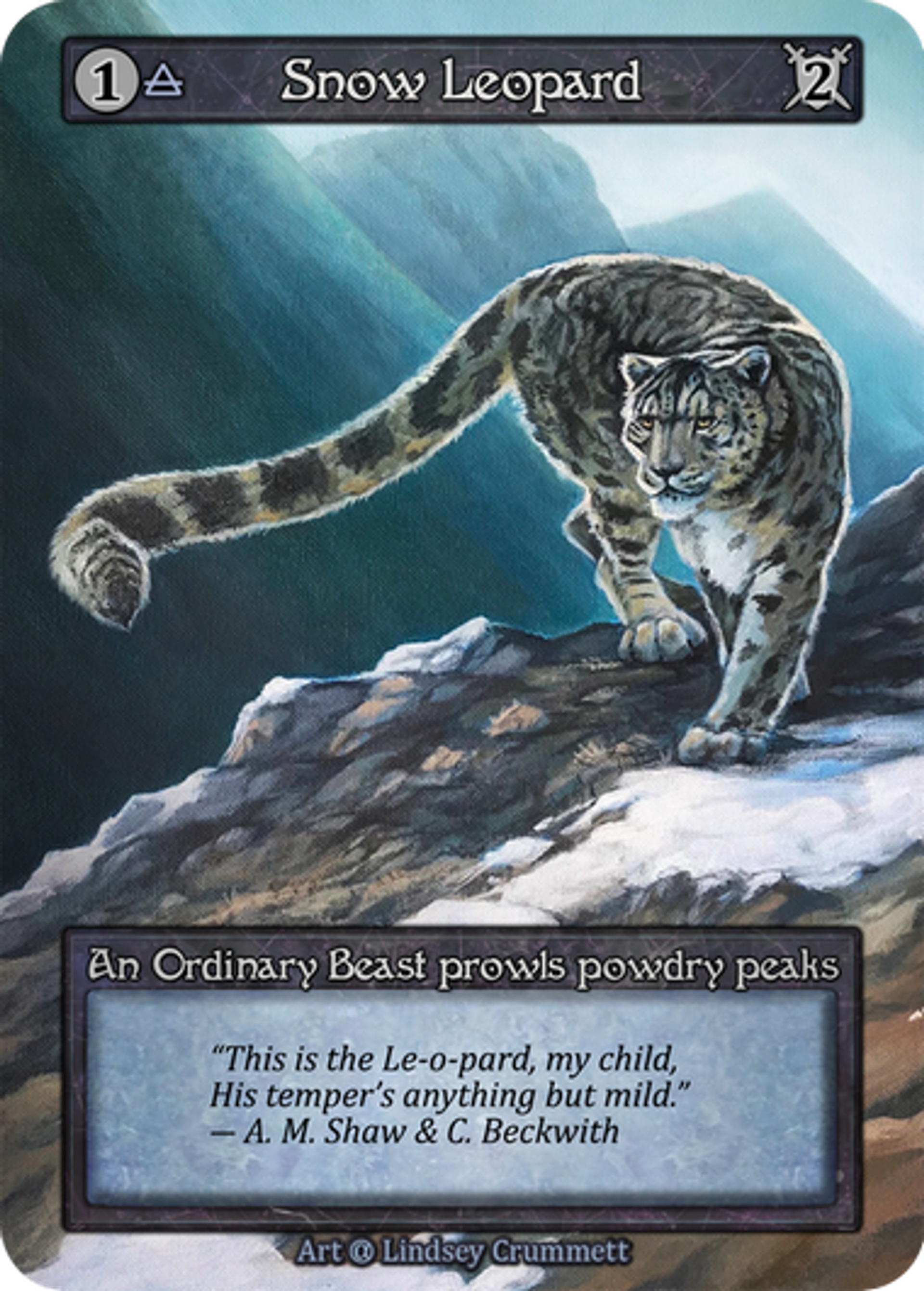 Snow Leopard — Alpha — Sorcery: Contested Realm