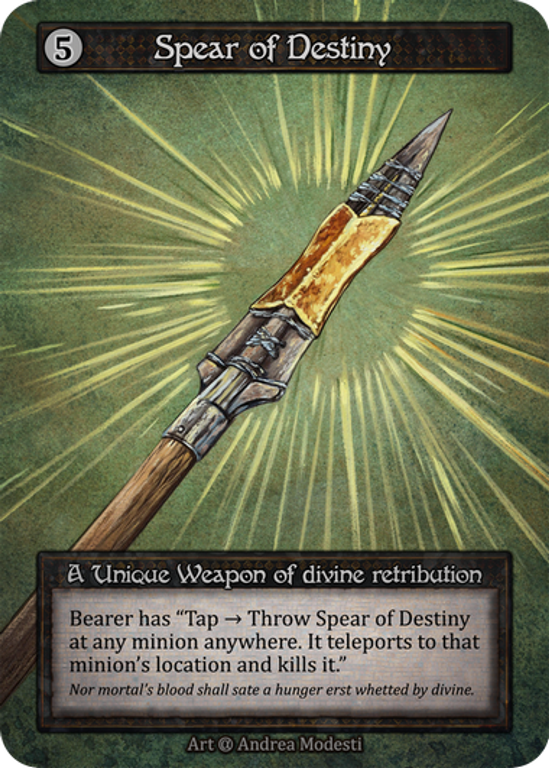 Spear of Destiny - Sorcery: Contested Realm