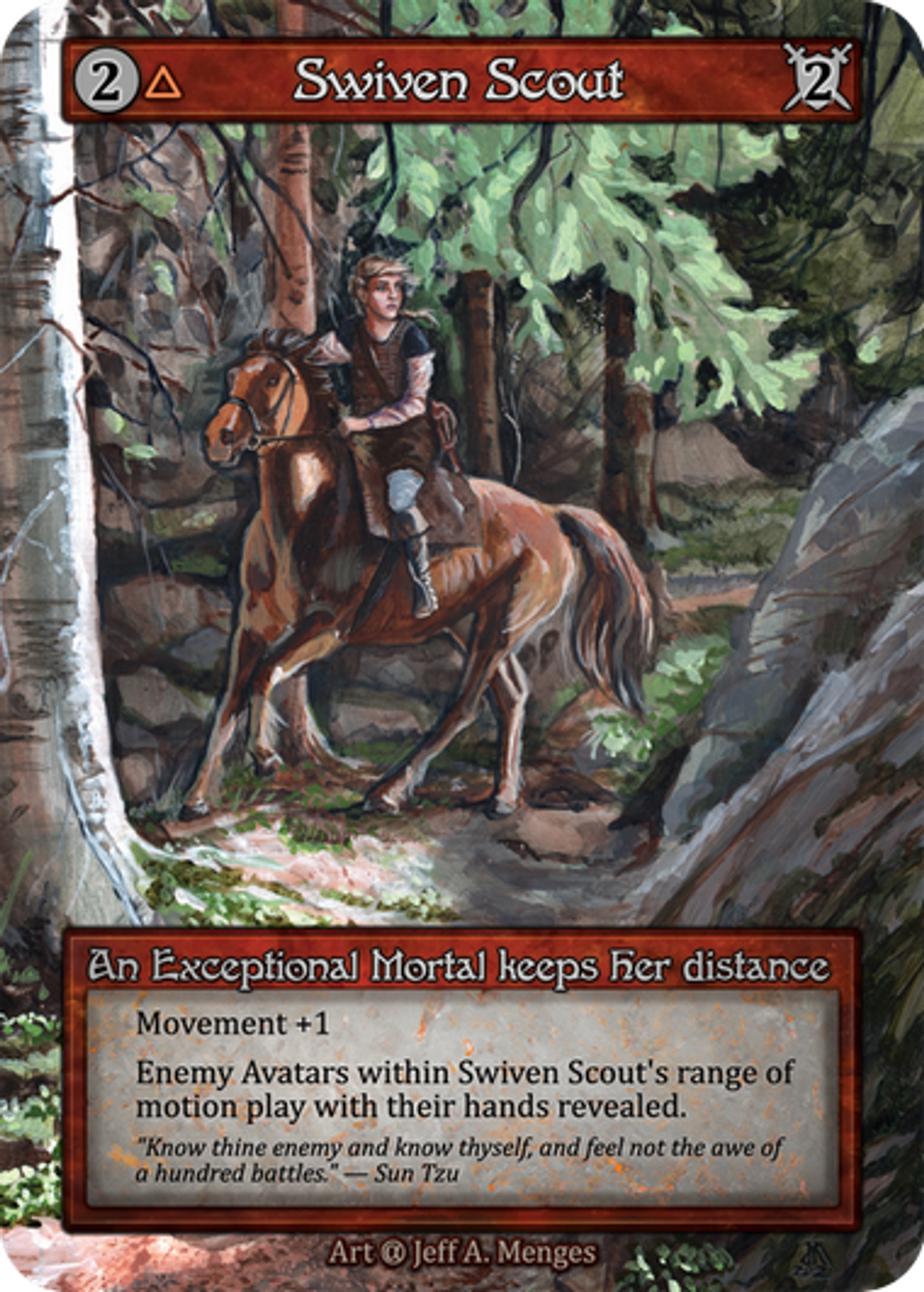 Swiven Scout — Alpha — Sorcery: Contested Realm