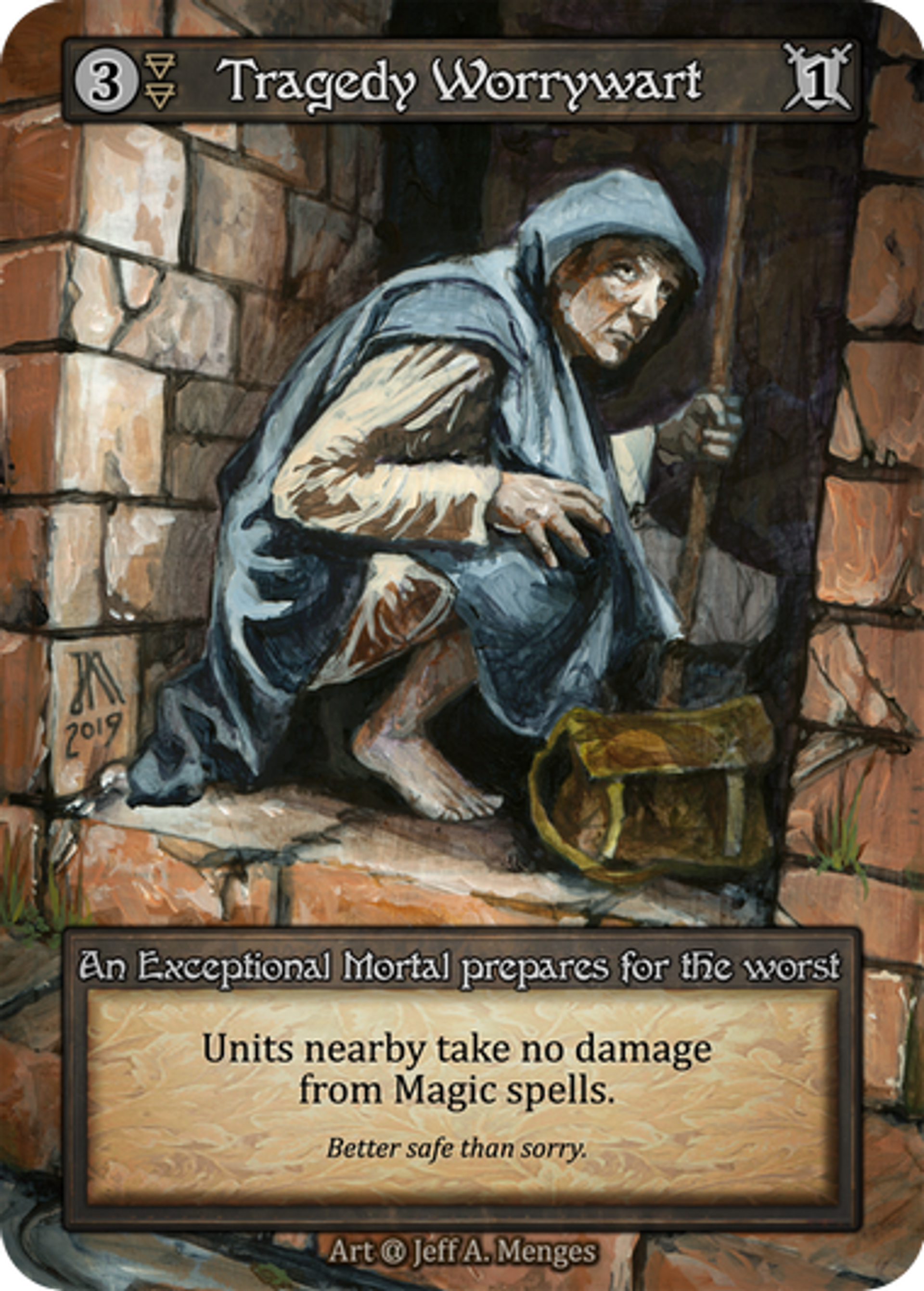 Tragedy Worrywart — Alpha — Sorcery: Contested Realm