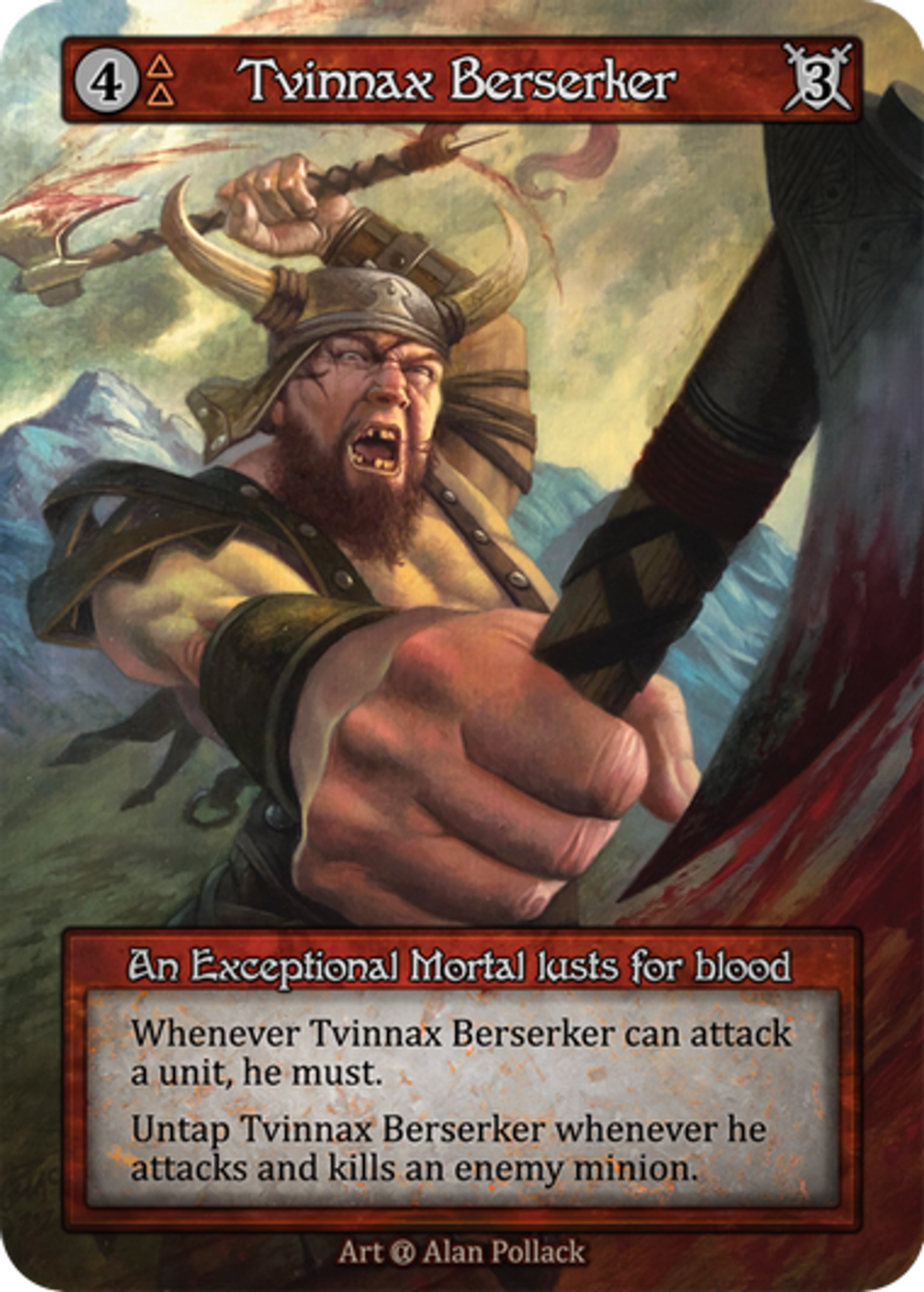 Tvinnax Berserker — Alpha — Sorcery: Contested Realm