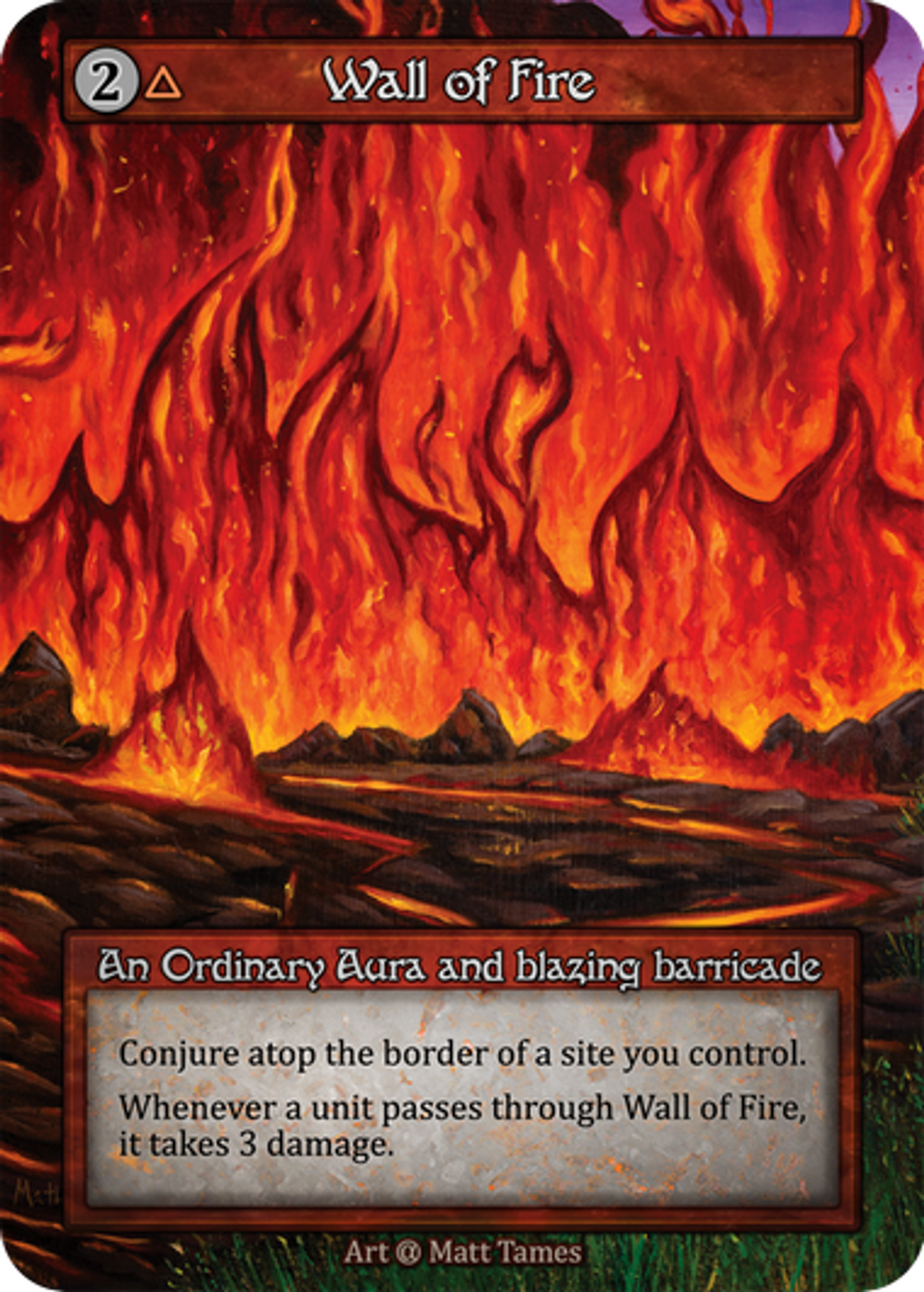 Wall of Fire — Alpha — Sorcery: Contested Realm
