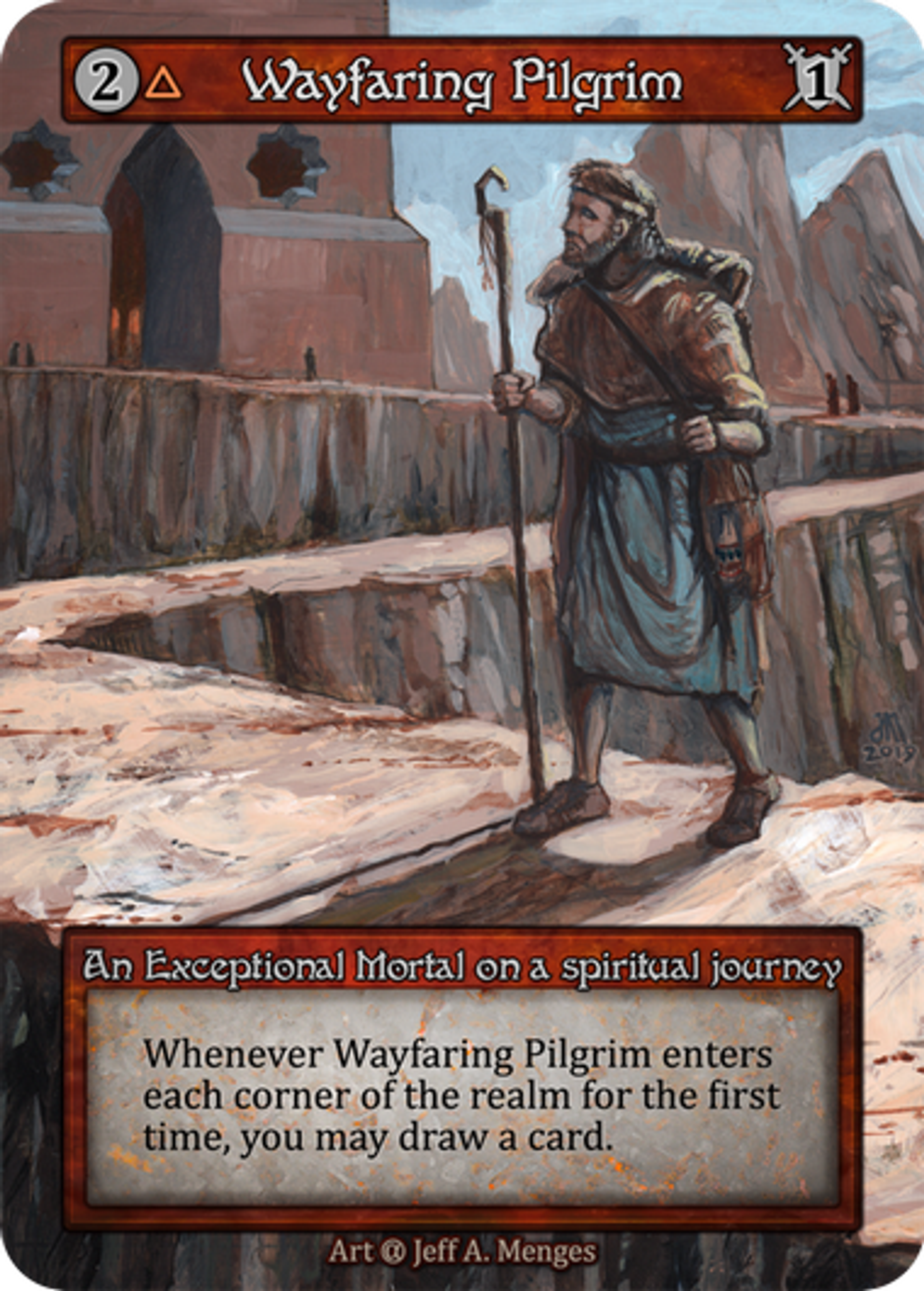 Wayfaring Pilgrim — Alpha — Sorcery: Contested Realm