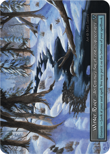Winter River from Alpha - Sorcery: Contested Realm