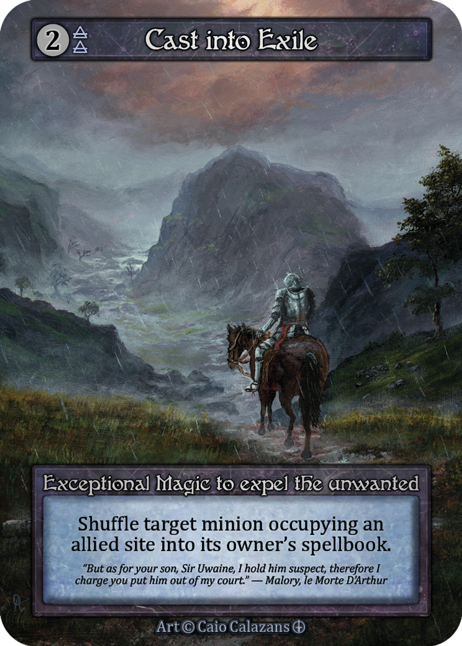 Cast into Exile — Arthurian Legends — Sorcery: Contested Realm