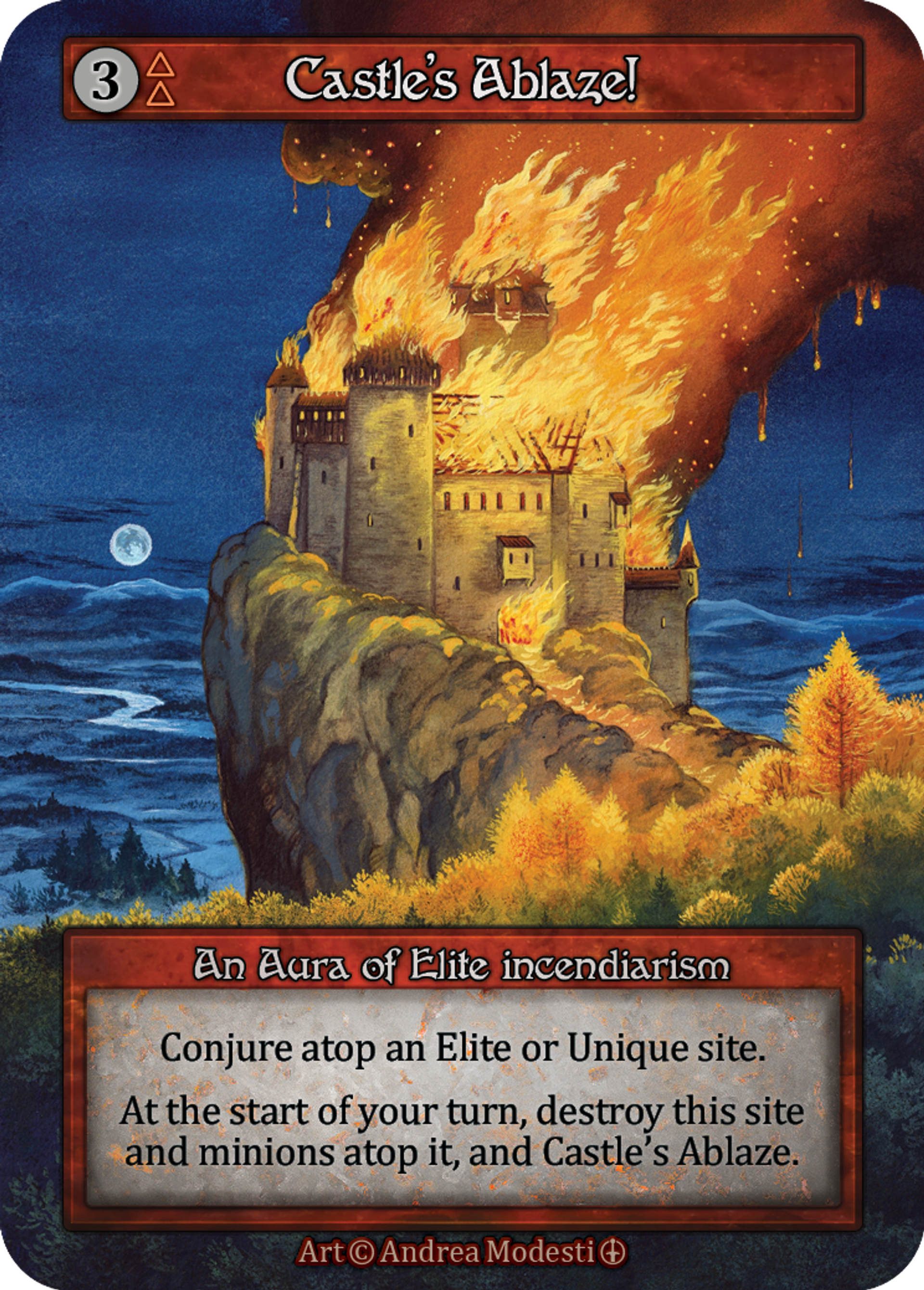 Castle's Ablaze! — Arthurian Legends — Sorcery: Contested Realm