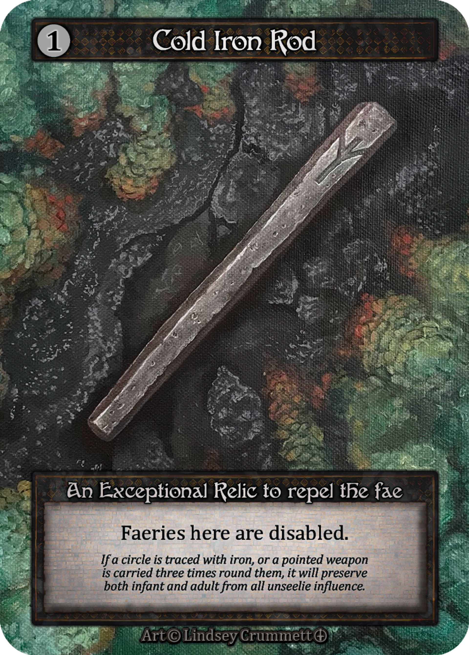 Cold Iron Rod — Arthurian Legends — Sorcery: Contested Realm