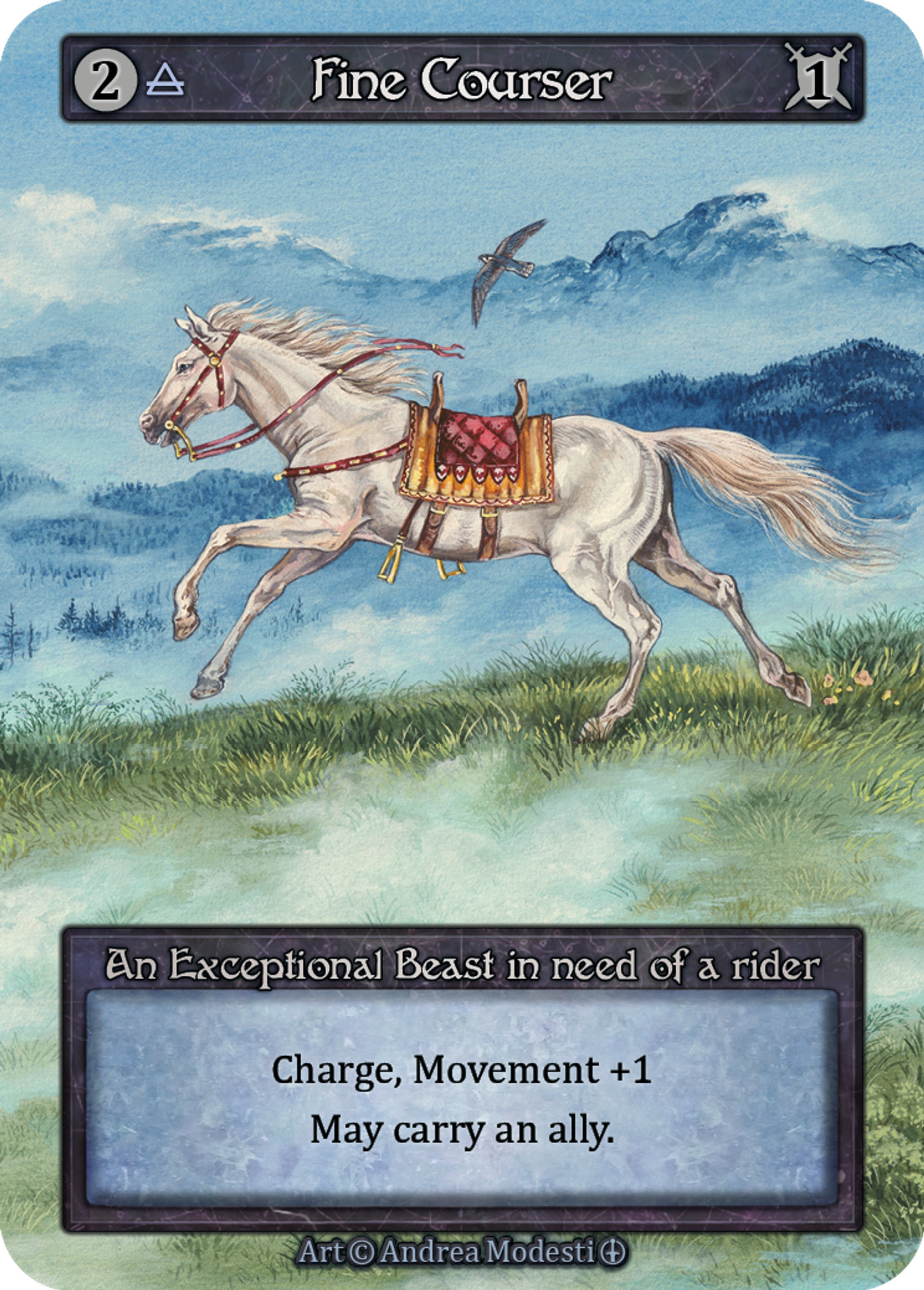 Fine Courser — Arthurian Legends — Sorcery: Contested Realms