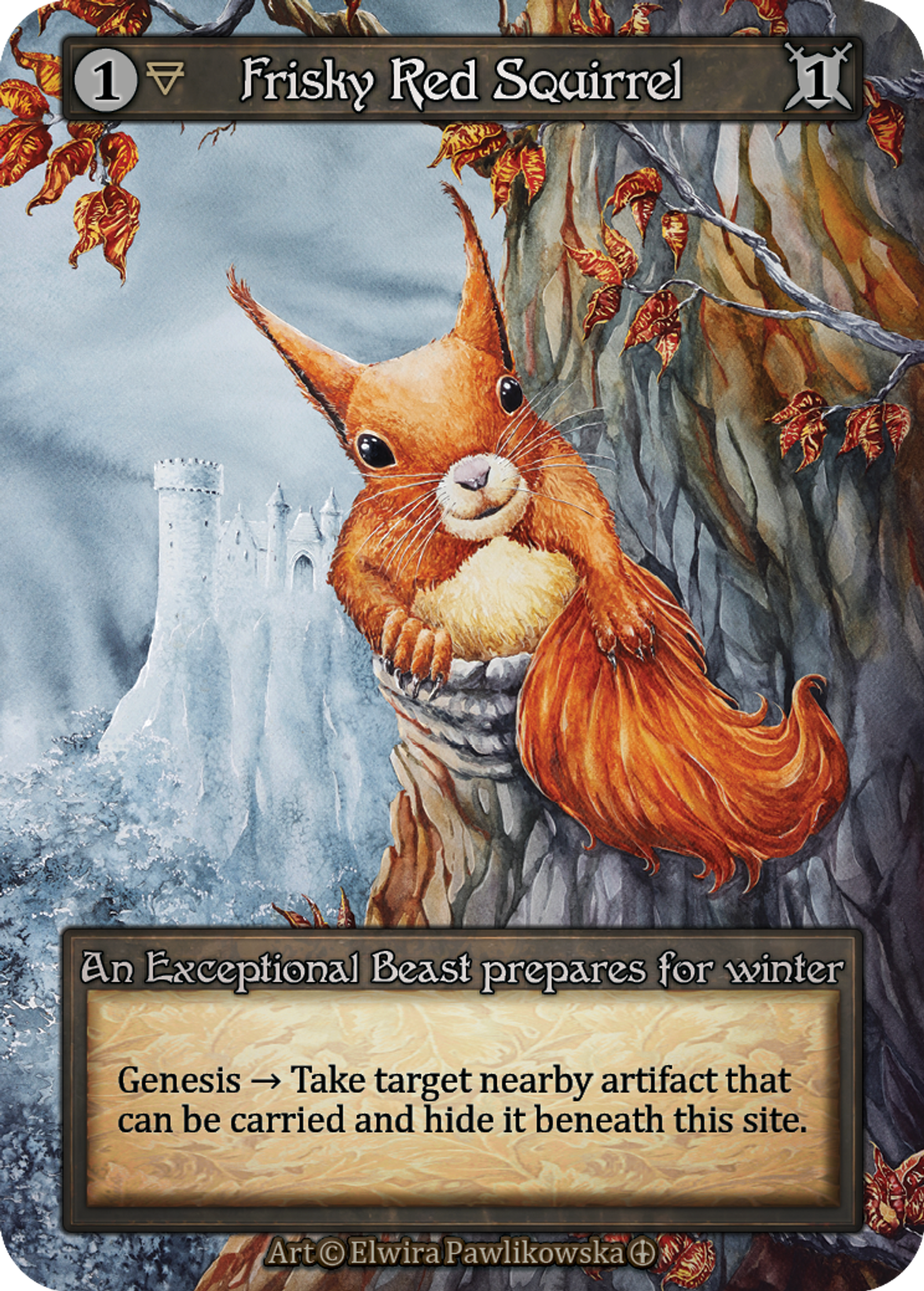 Frisky Red Squirrel — Arthurian Legends — Sorcery: Contested Realm
