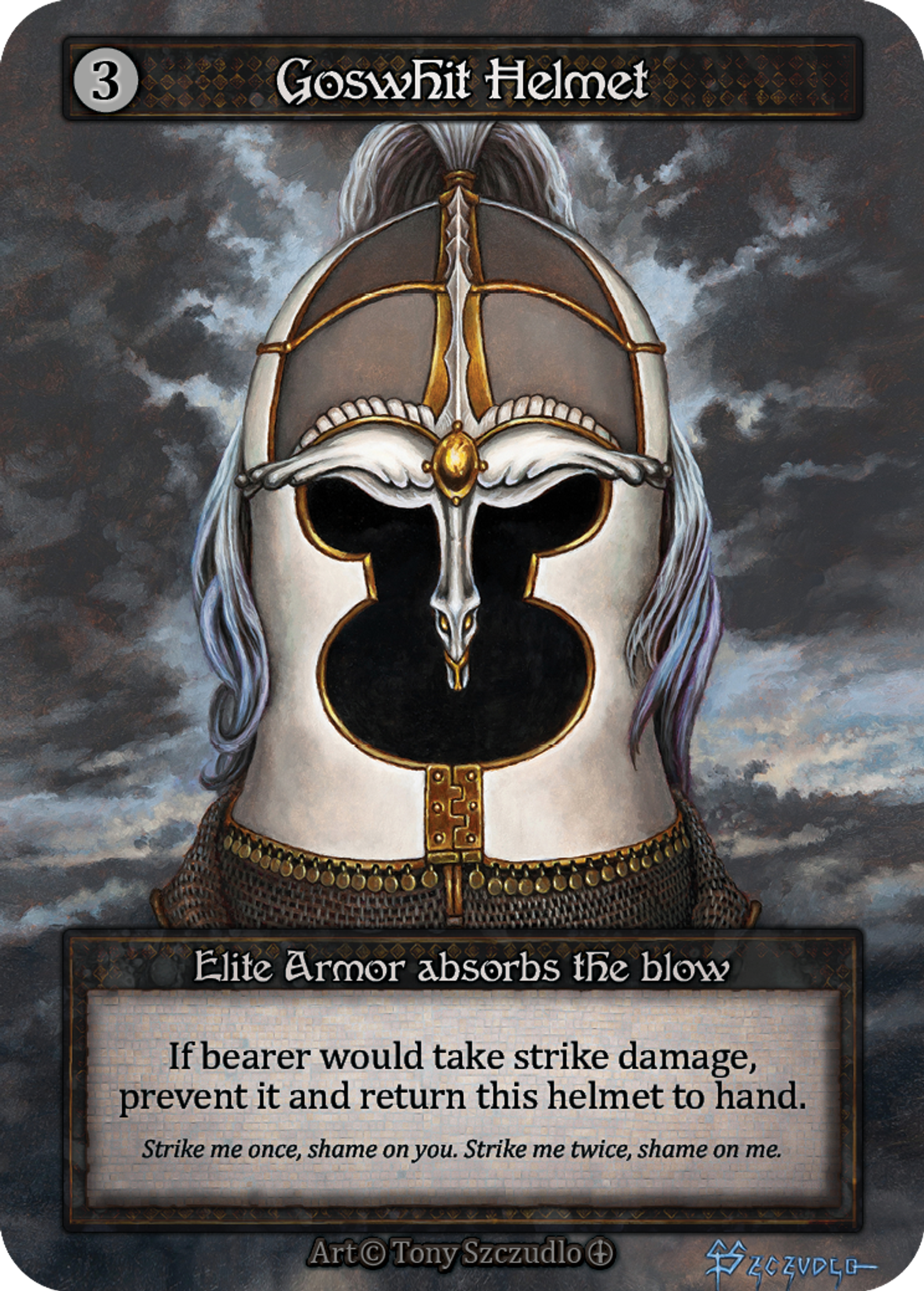 Goswhit Helmet — Arthurian Legends — Sorcery: Contested Realms