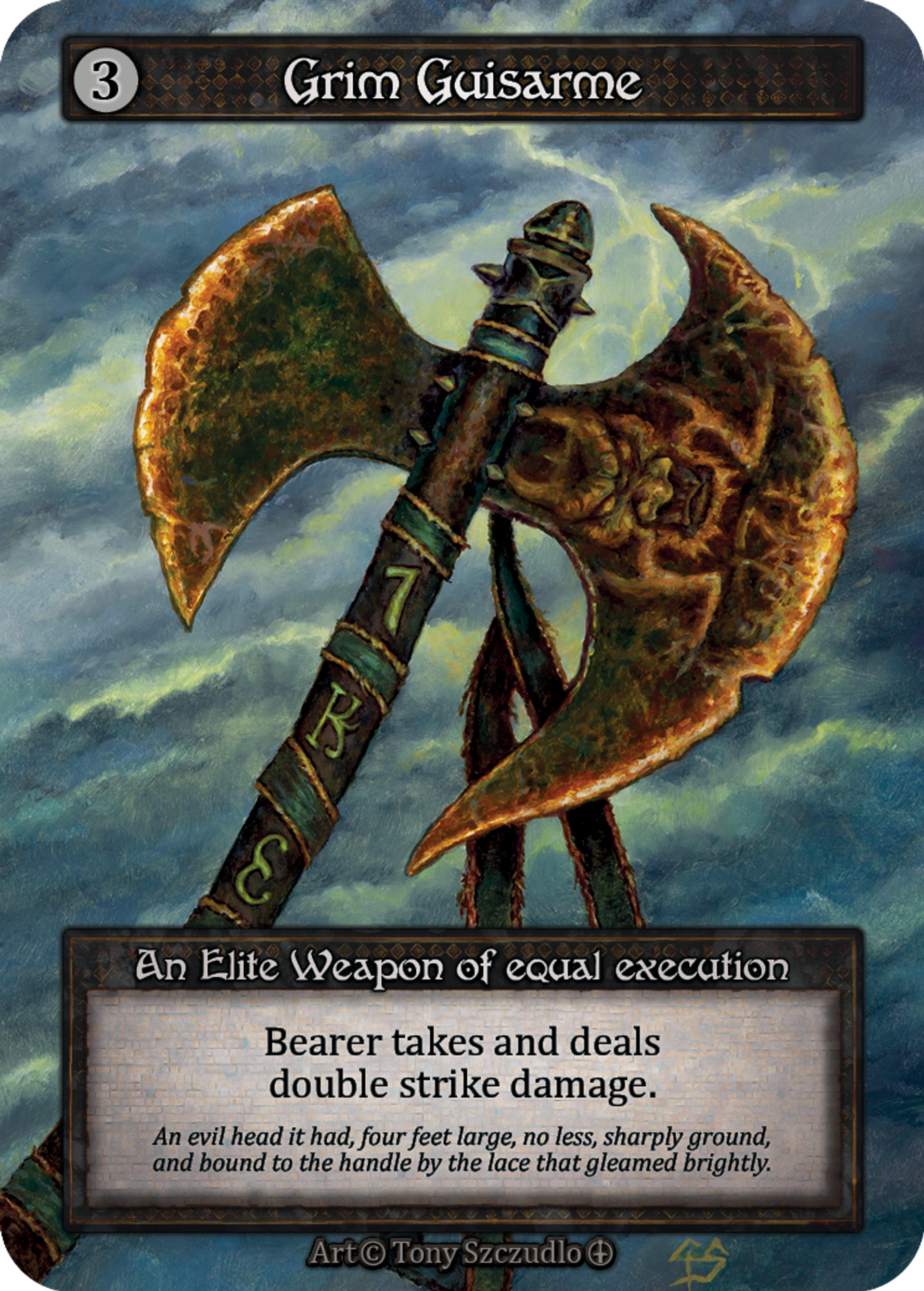 Grim Guisarme — Arthurian Legends — Sorcery: Contested Realms