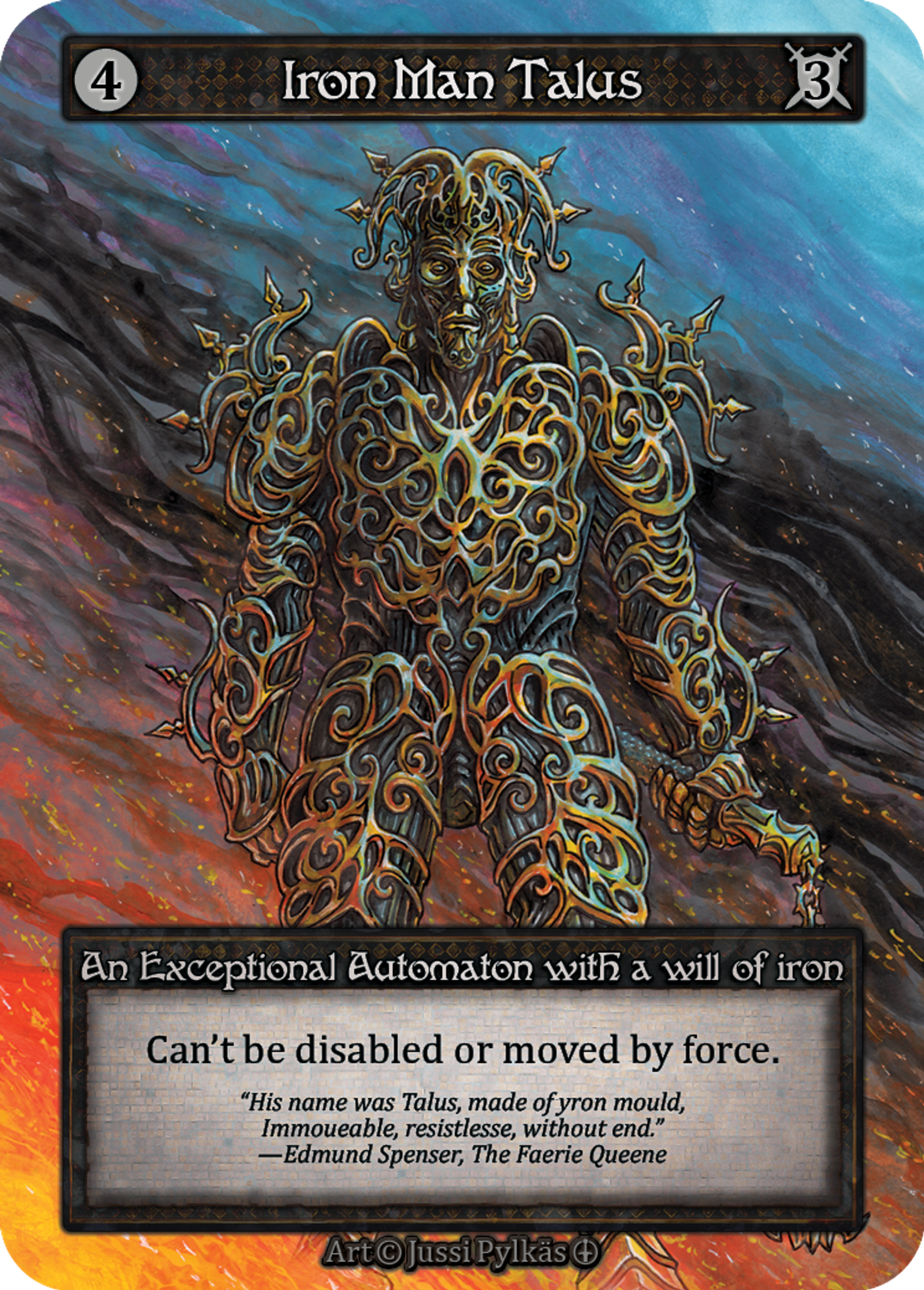 Iron Man Talus — Arthurian Legends — Sorcery: Contested Realms