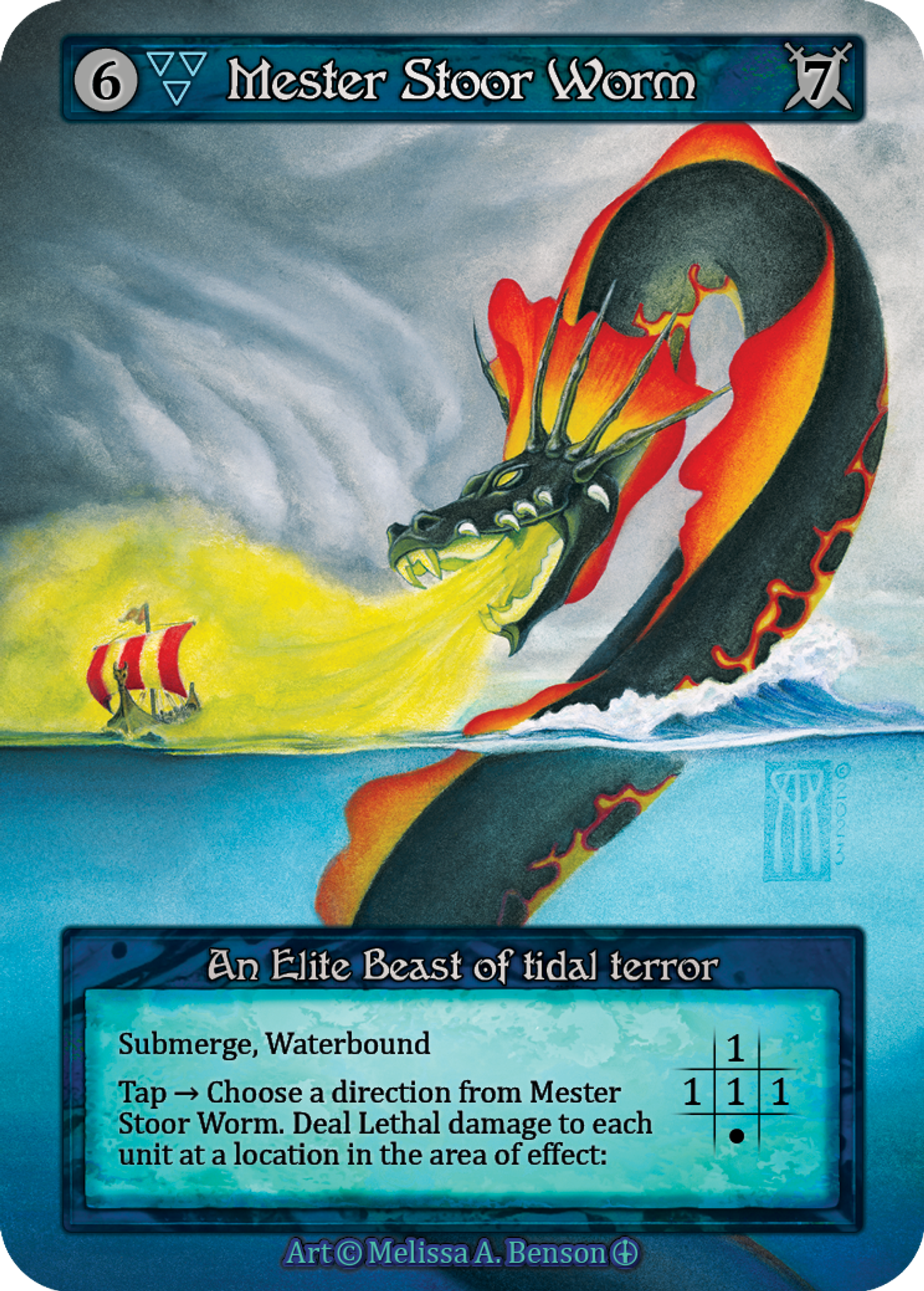 Mester Stoor Worm — Arthurian Legends — Sorcery: Contested Realms