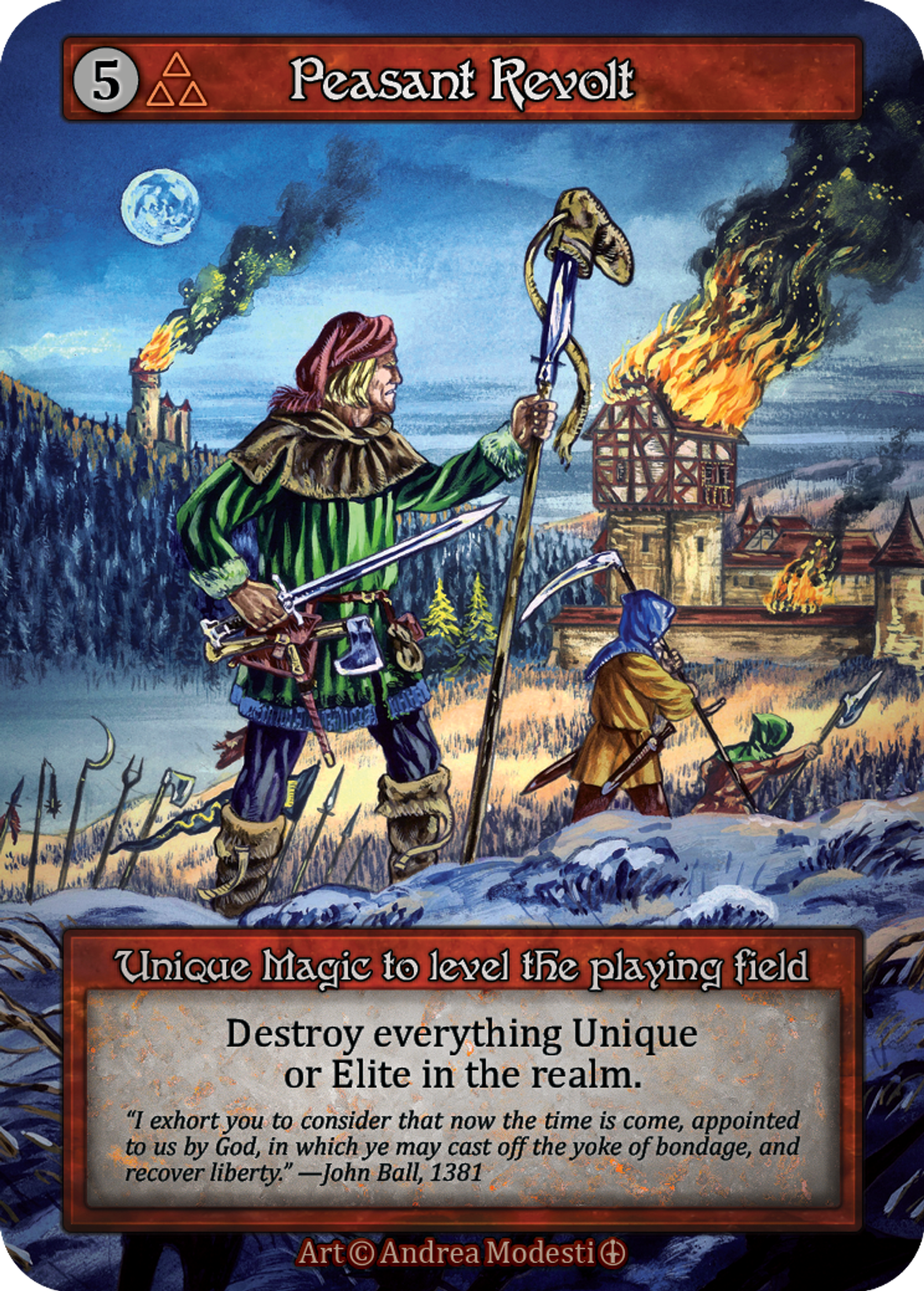 Peasant Revolt — Arthurian Legends — Sorcery: Contested Realms