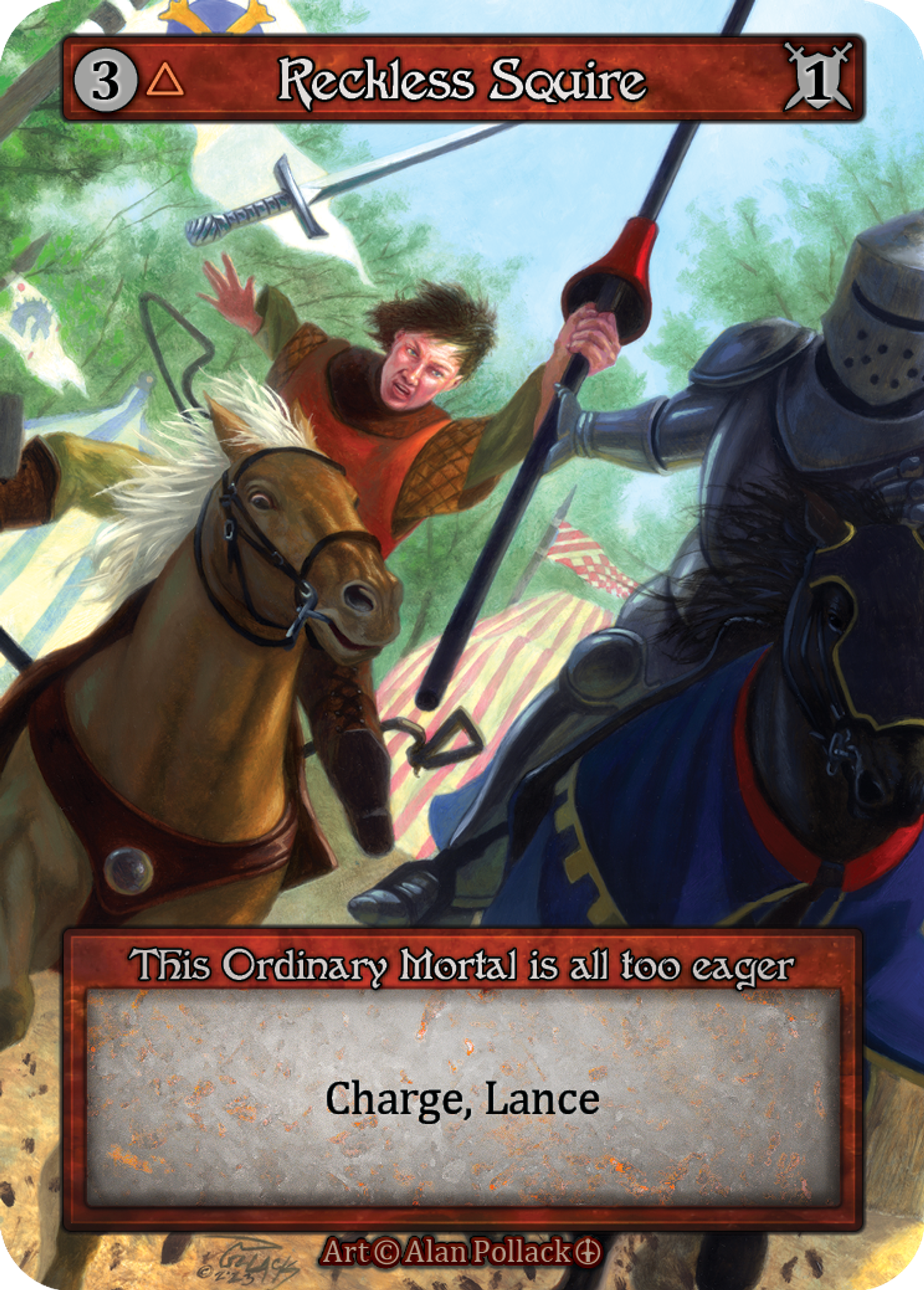 Reckless Squire — Arthurian Legends — Sorcery: Contested Realms