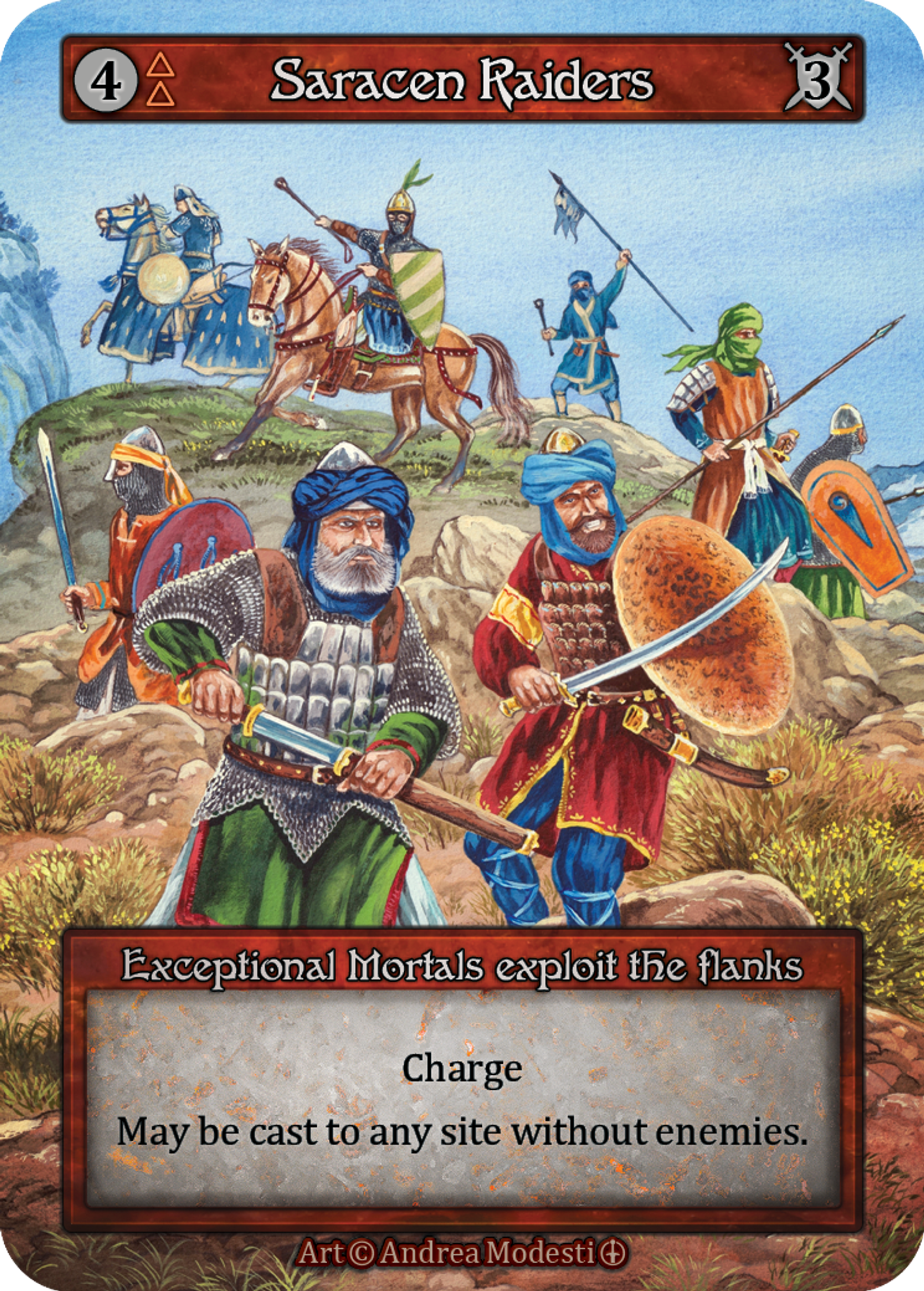 Saracen Raiders — Arthurian Legends — Sorcery: Contested Realms