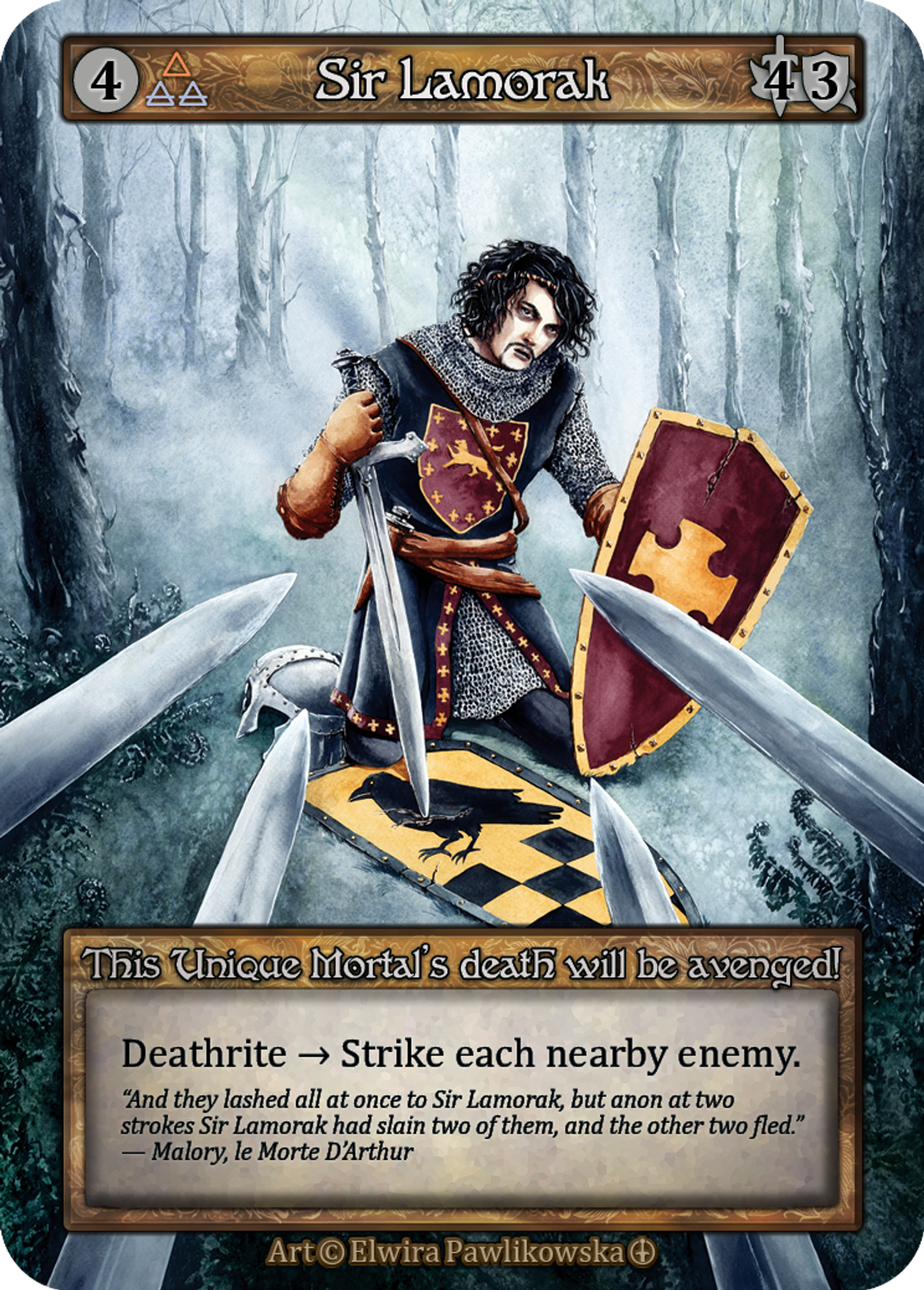 Sir Lamorak — Arthurian Legends — Sorcery: Contested Realms