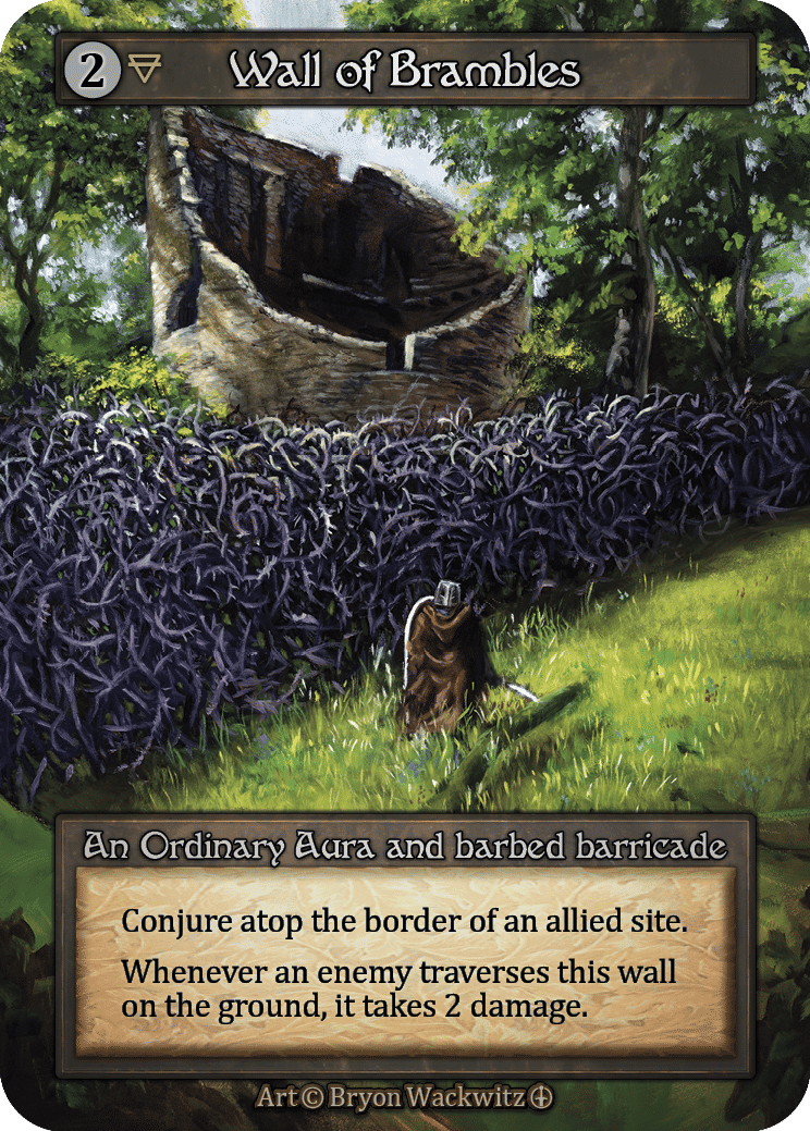 Wall of Brambles from Arthurian Legends - Sorcery: Contested Realm