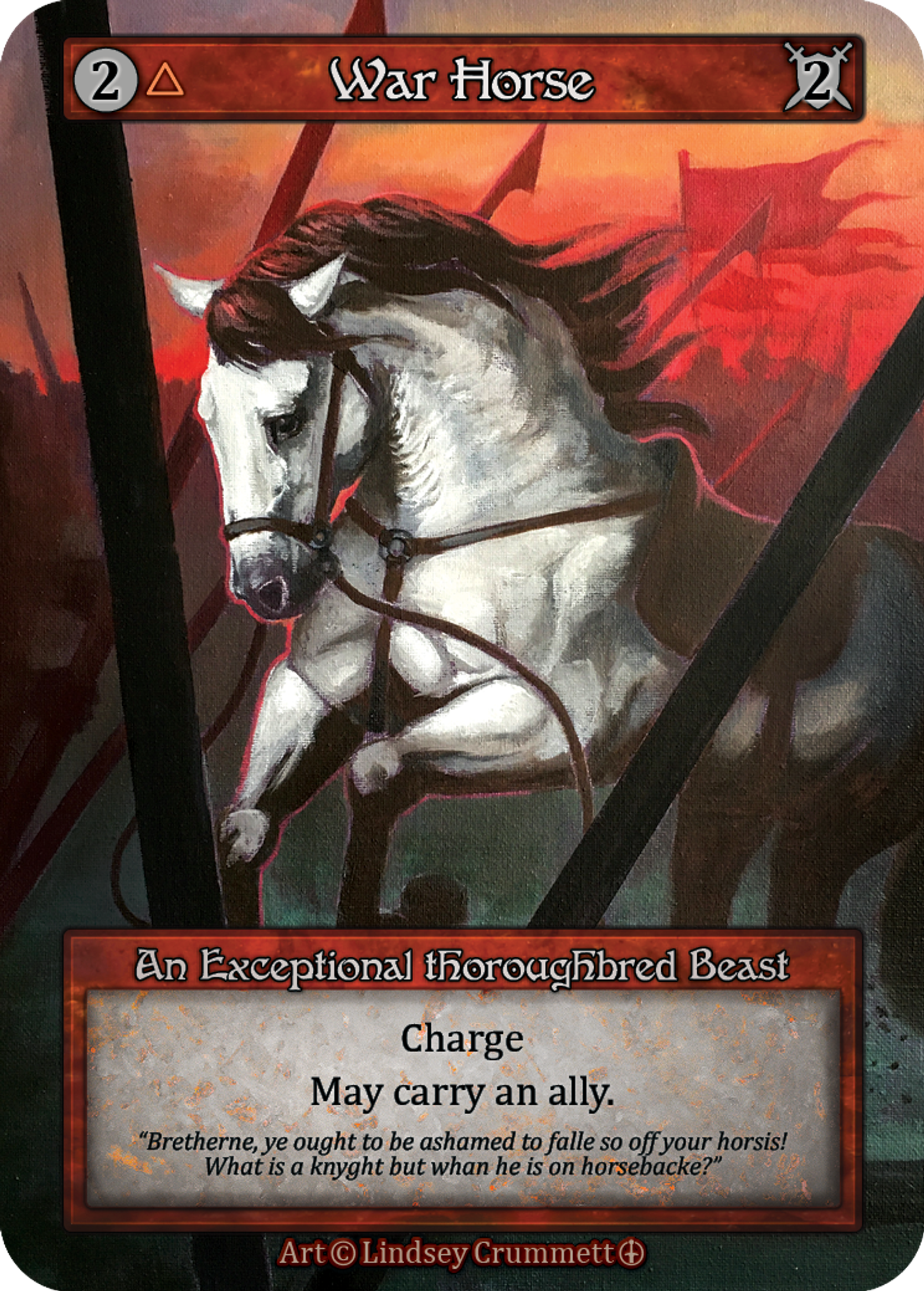 War Horse — Arthurian Legends — Sorcery: Contested Realms