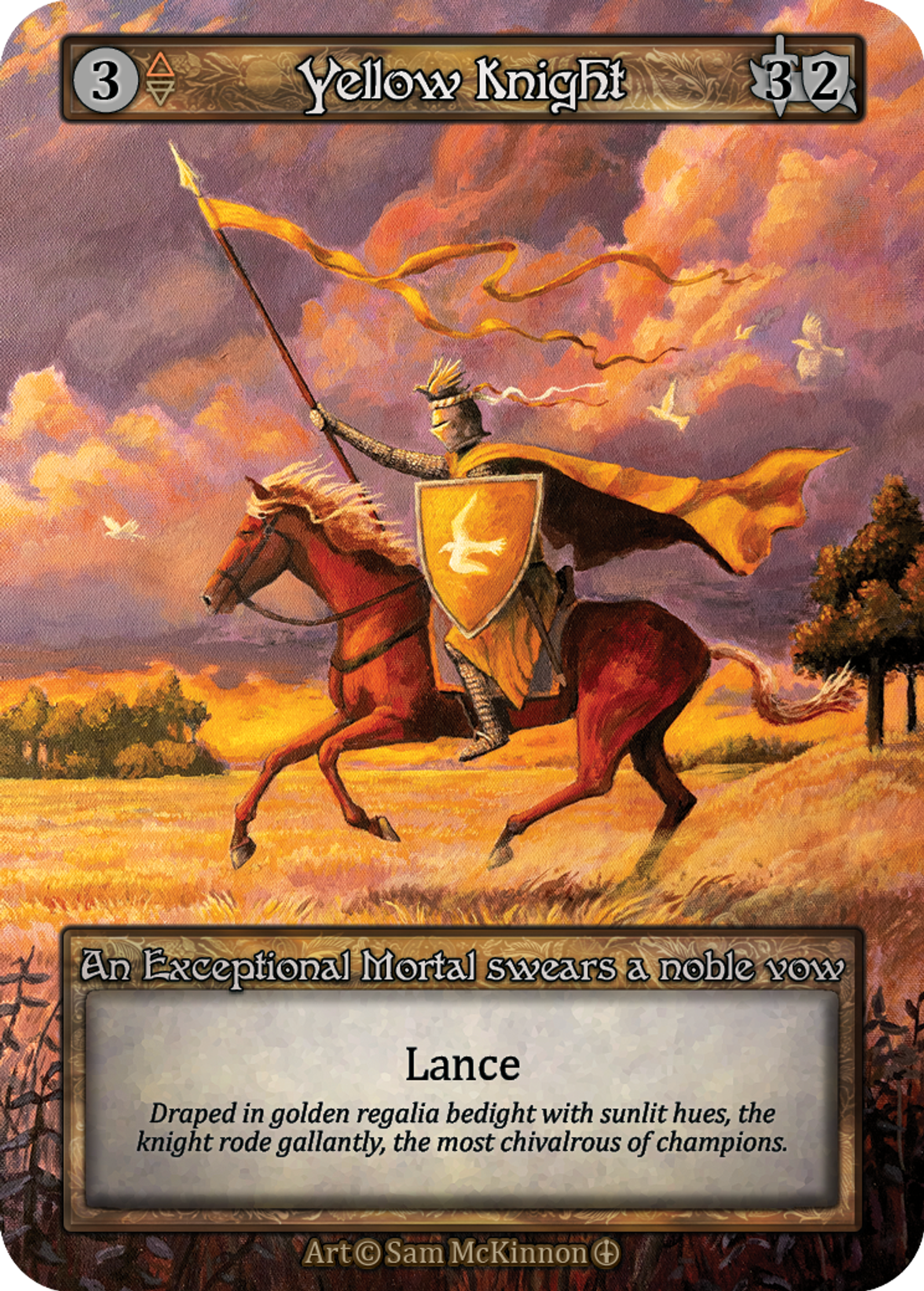 Yellow Knight — Arthurian Legends — Sorcery: Contested Realm
