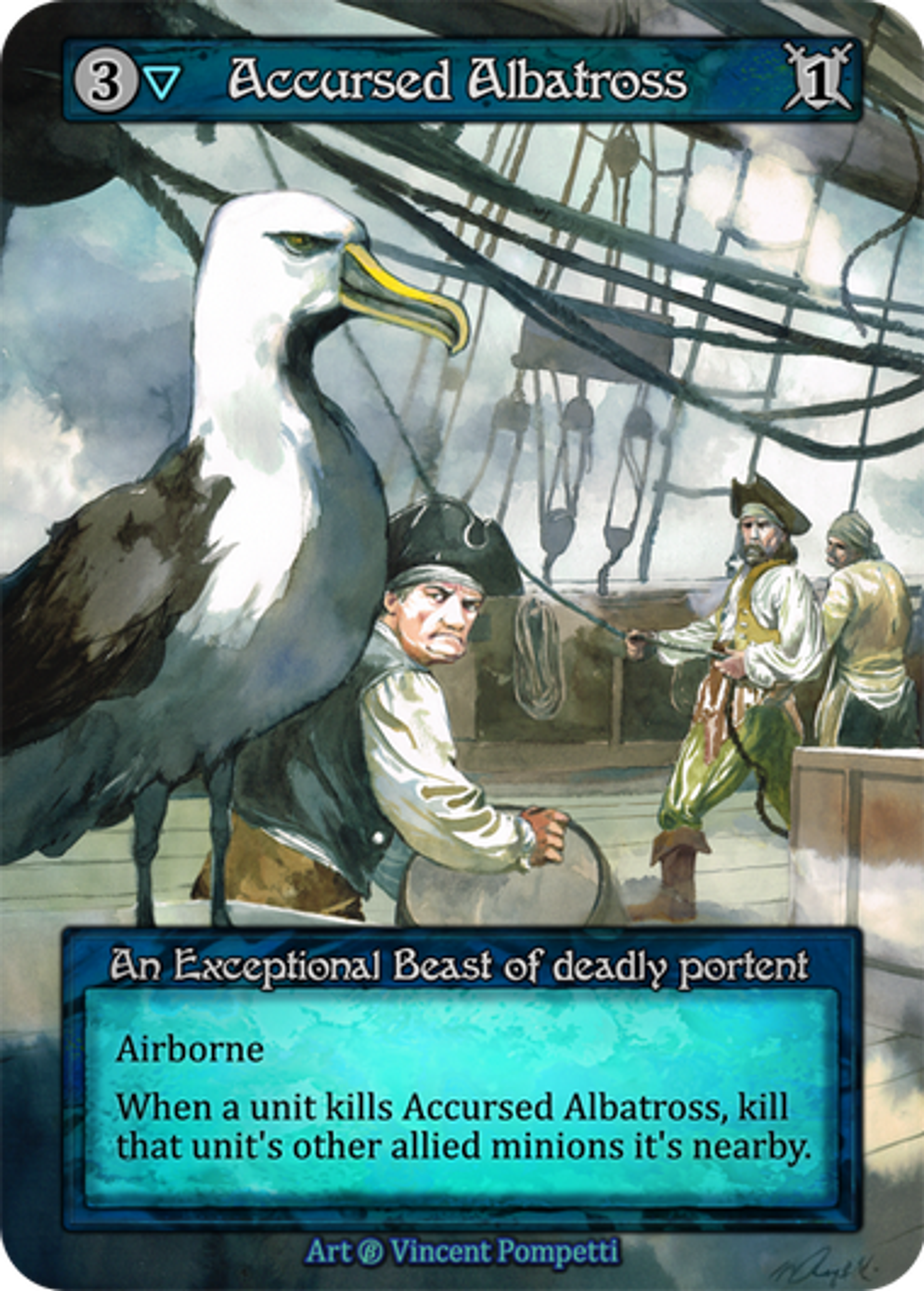 Accursed Albatross — Beta — Sorcery: Contested Realm