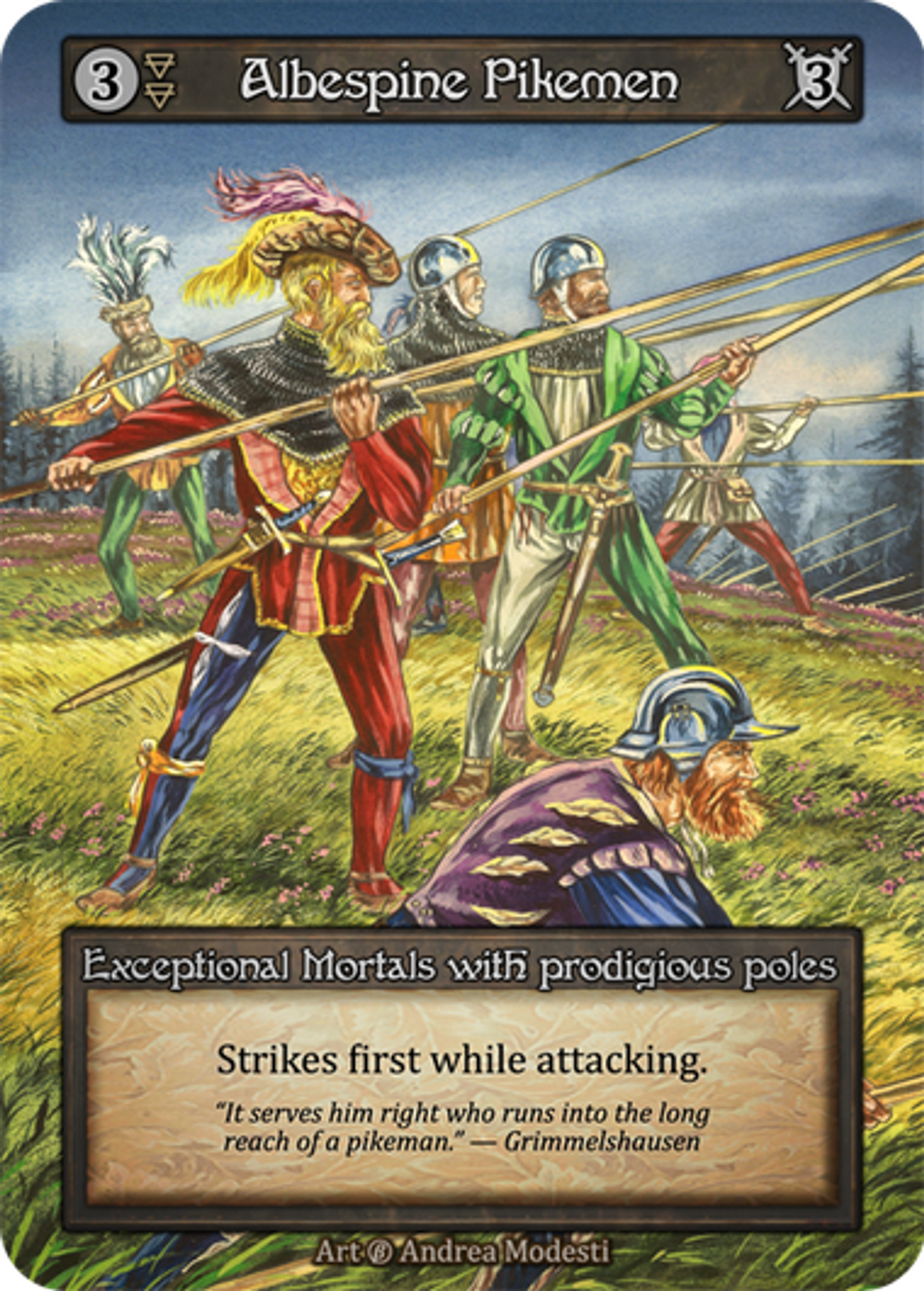 Albespine Pikemen — Beta — Sorcery: Contested Realm