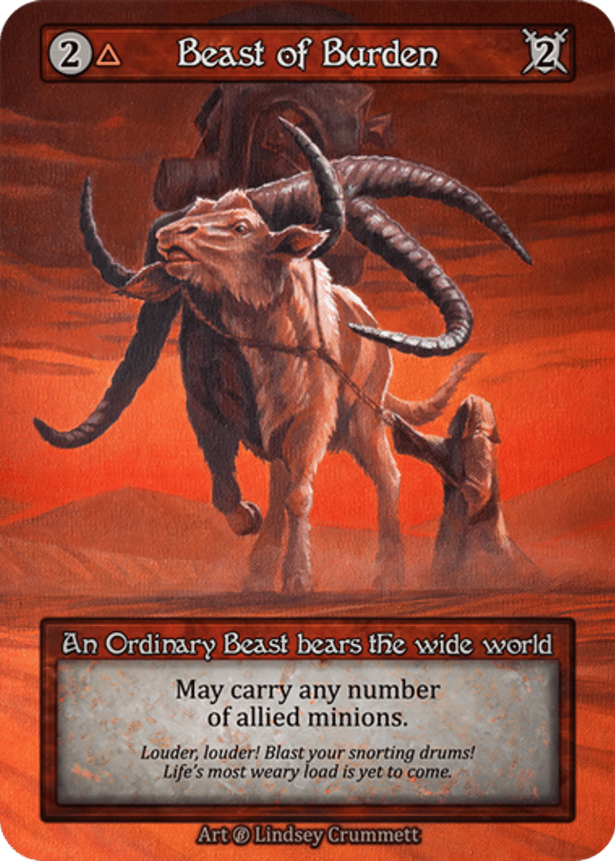 Beast of Burden from Beta - Sorcery: Contested Realm