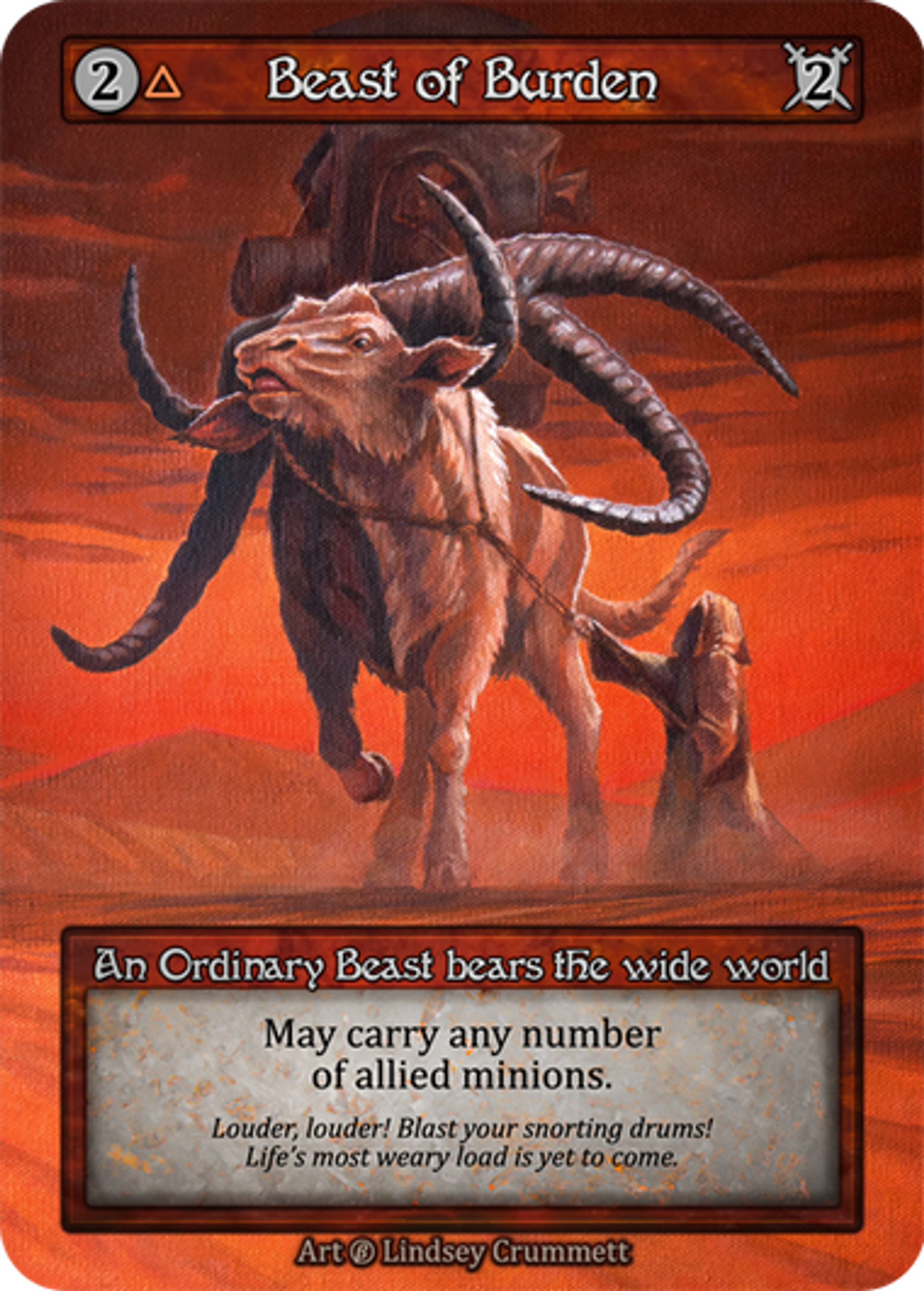 Beast of Burden — Beta — Sorcery: Contested Realm