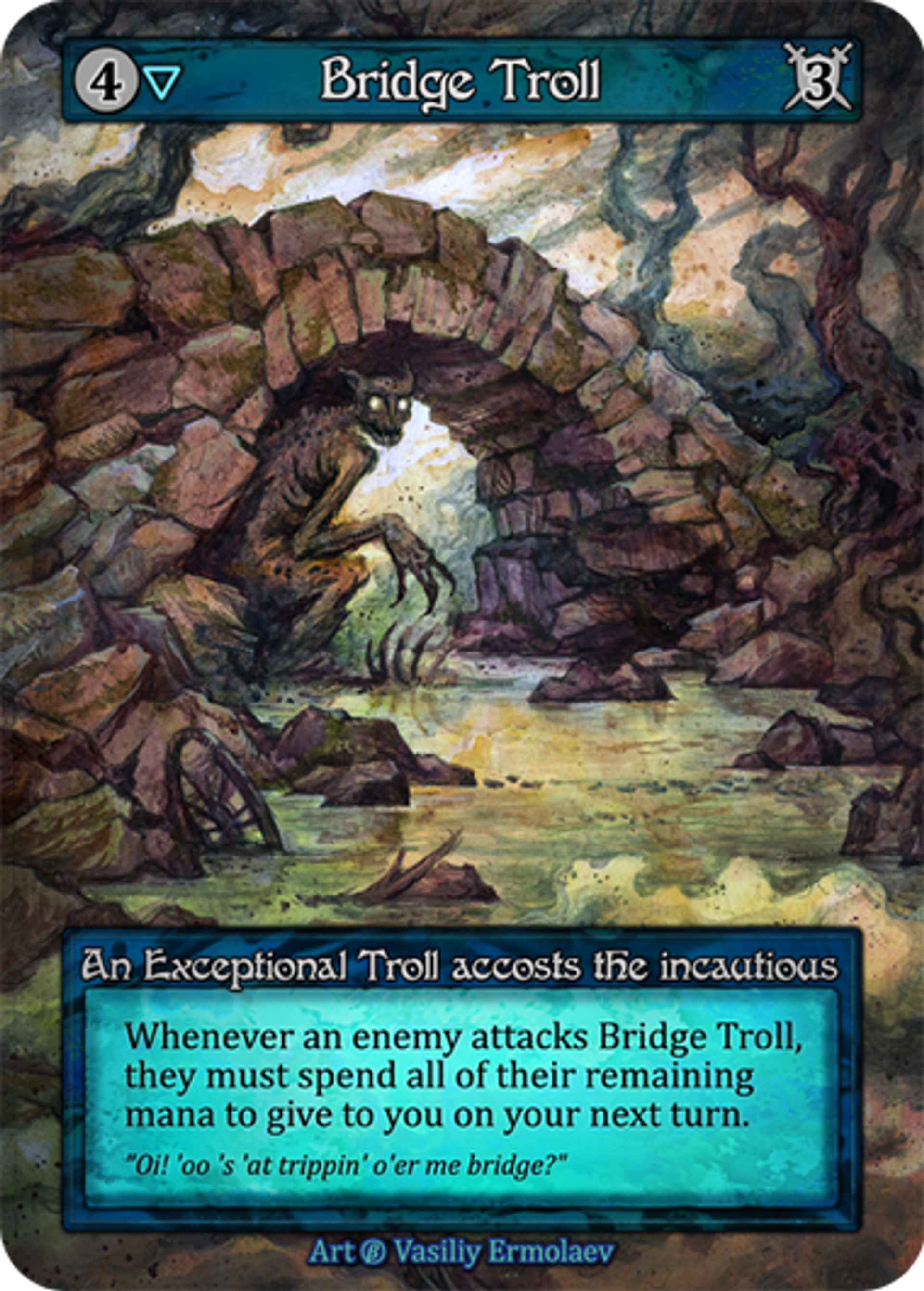 Bridge Troll — Beta — Sorcery: Contested Realm