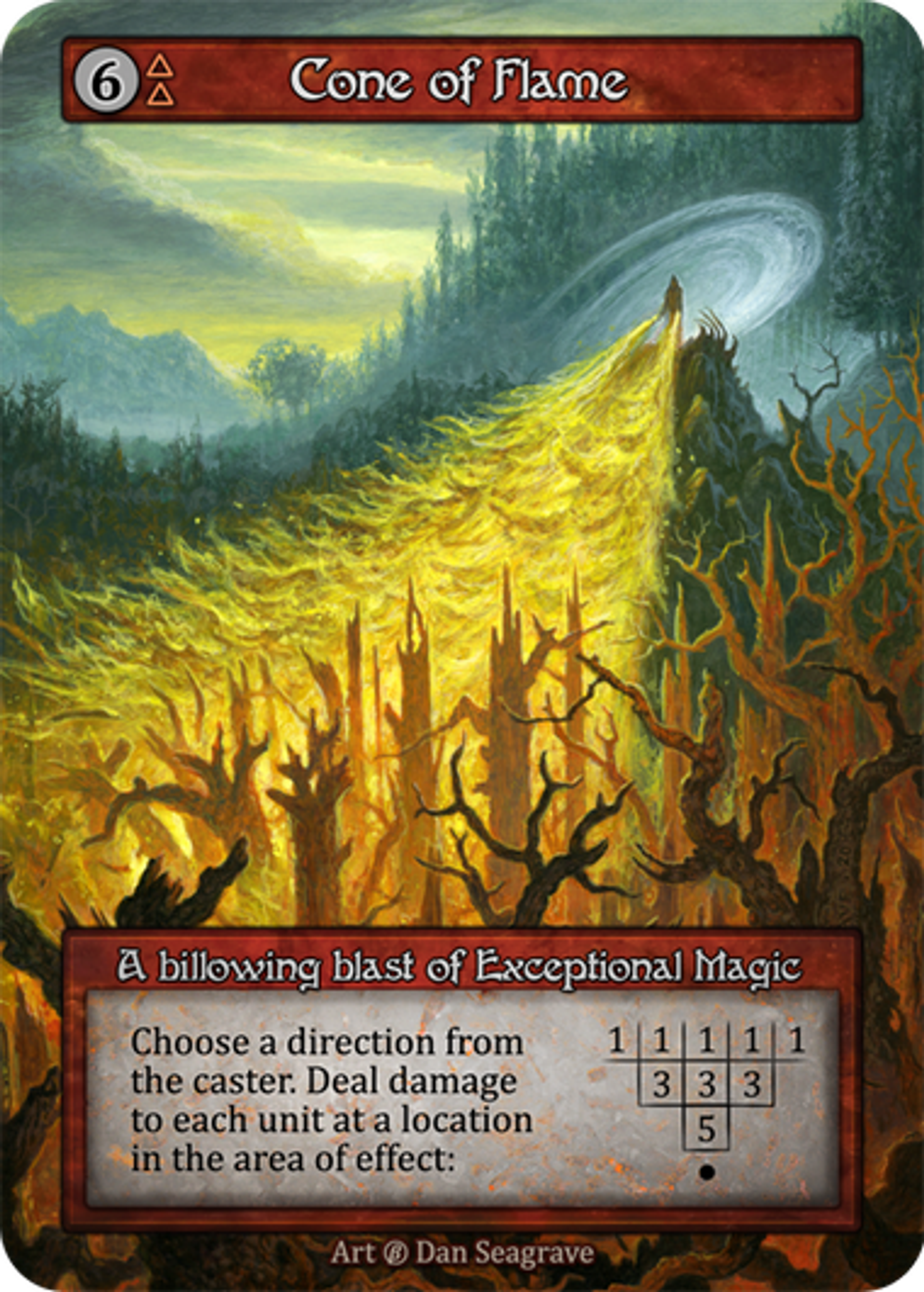 Cone of Flame — Beta — Sorcery: Contested Realm